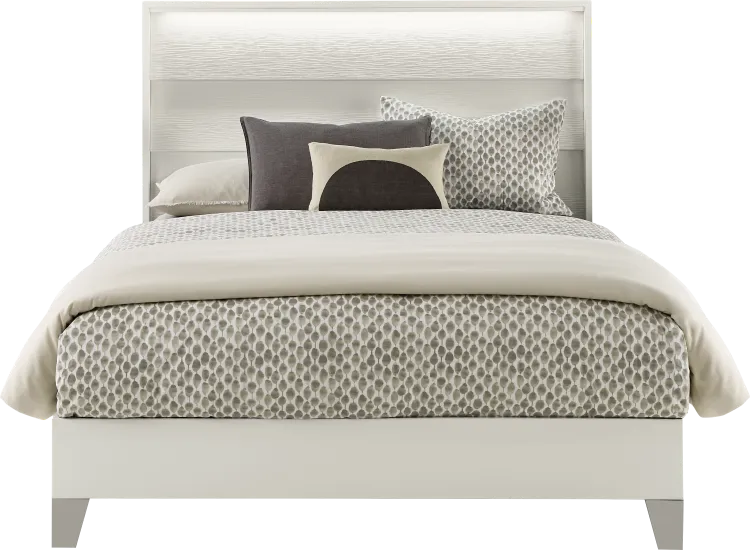 3 pc queen panel bed