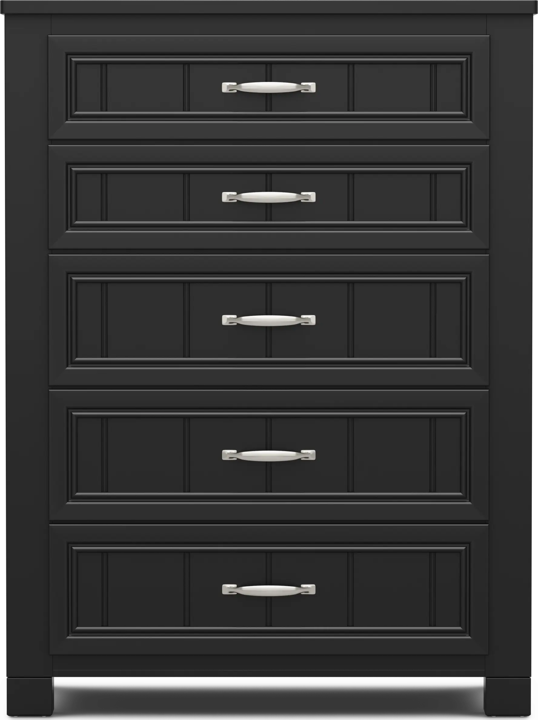 Kids Cottage Colors 2.0 Black 5-Drawer Chest
