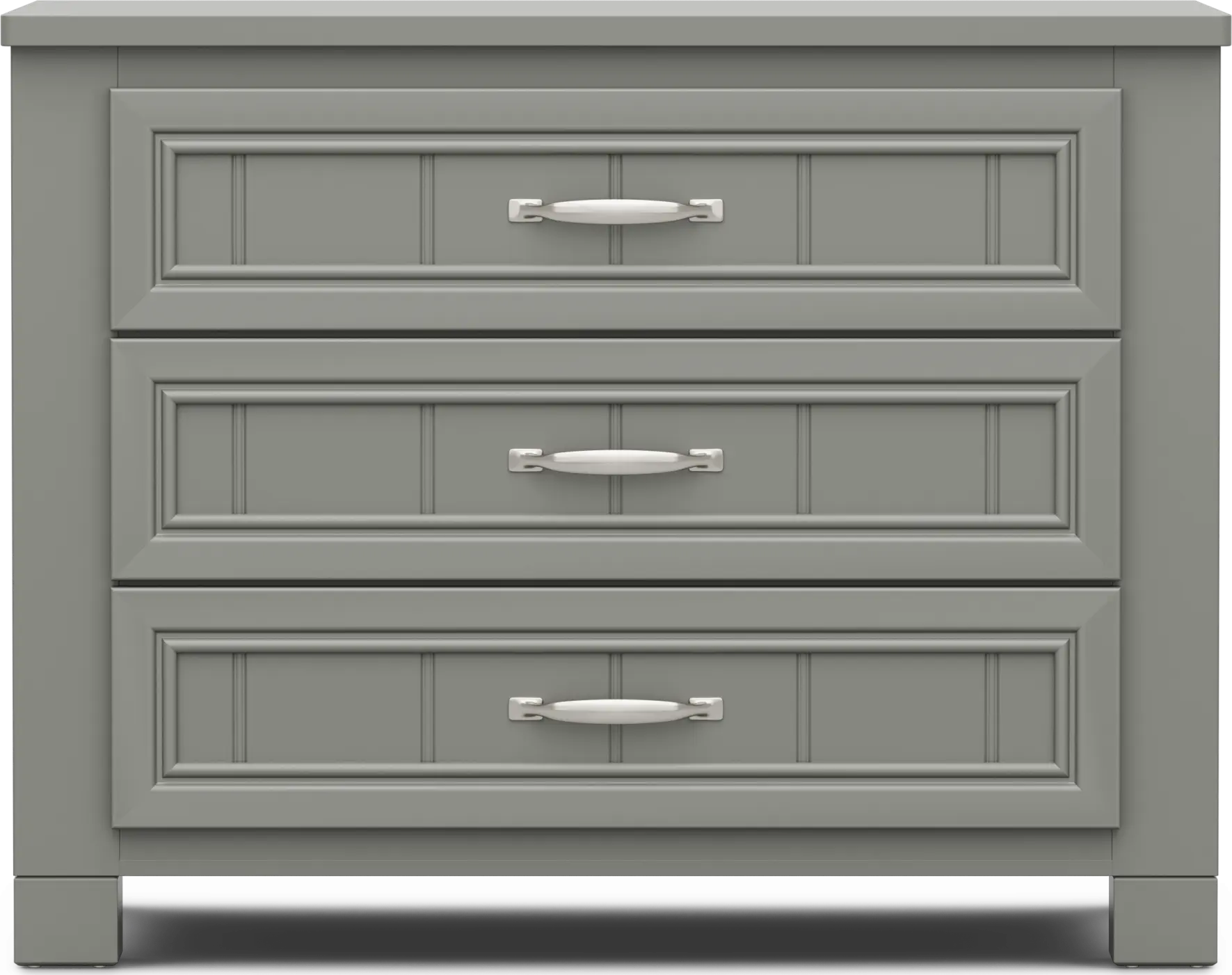 Kids Cottage Colors 2.0 Gray 3-Drawer Chest