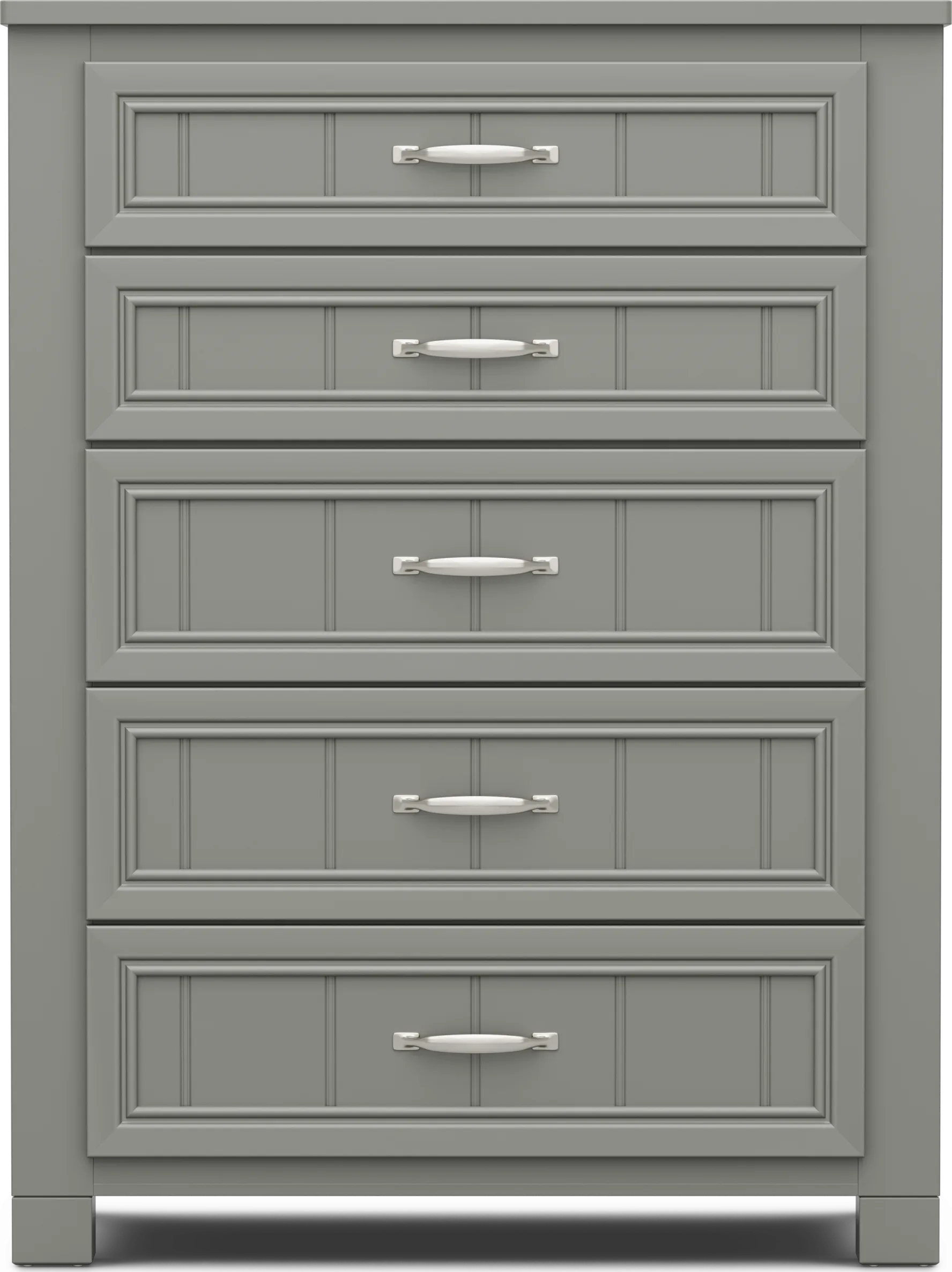 Kids Cottage Colors 2.0 Gray 5-Drawer Chest - Thumbnail - Image 1