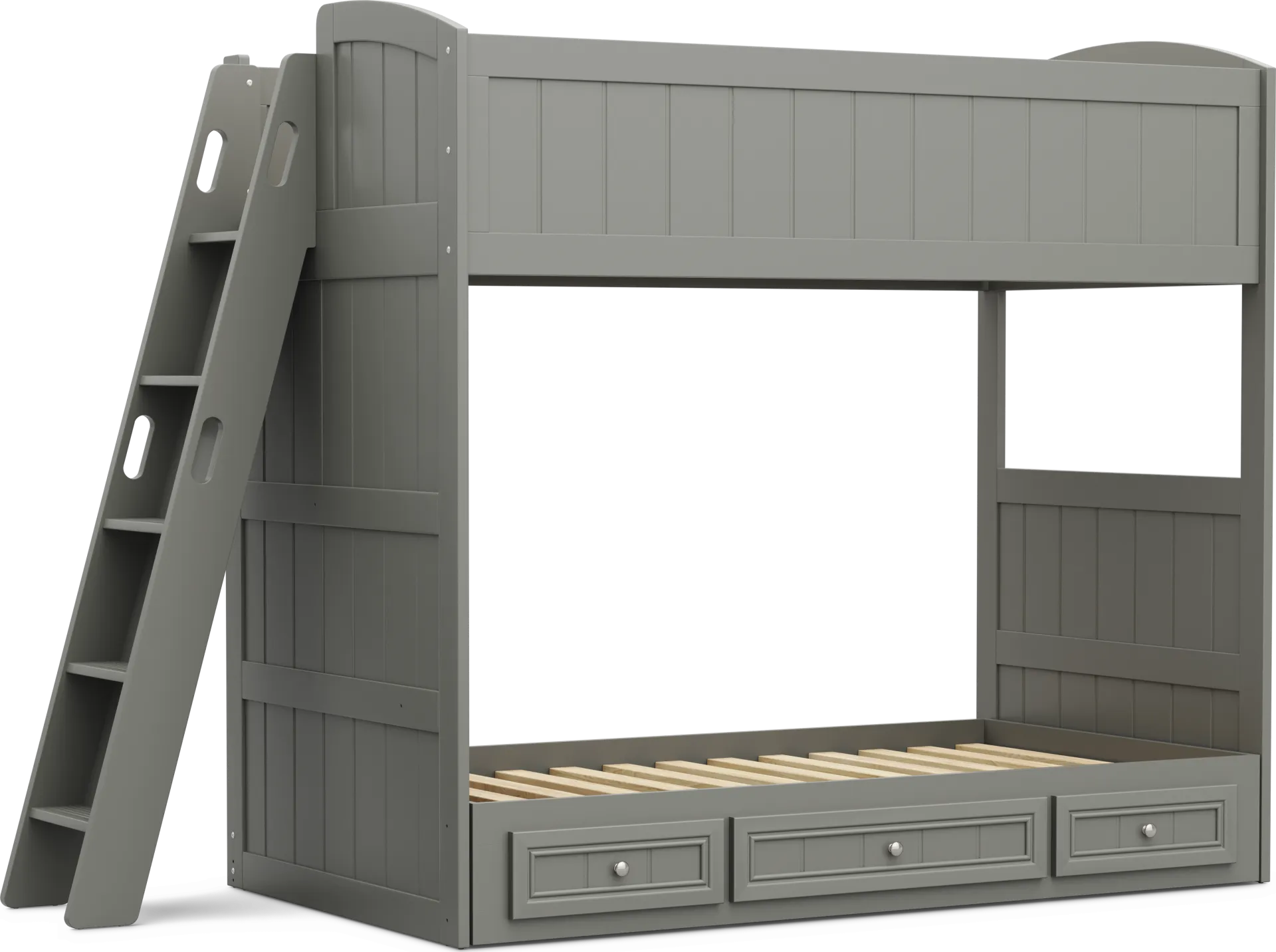 Kids Cottage Colors 2.0 Gray Twin/Twin Loft - Image 1
