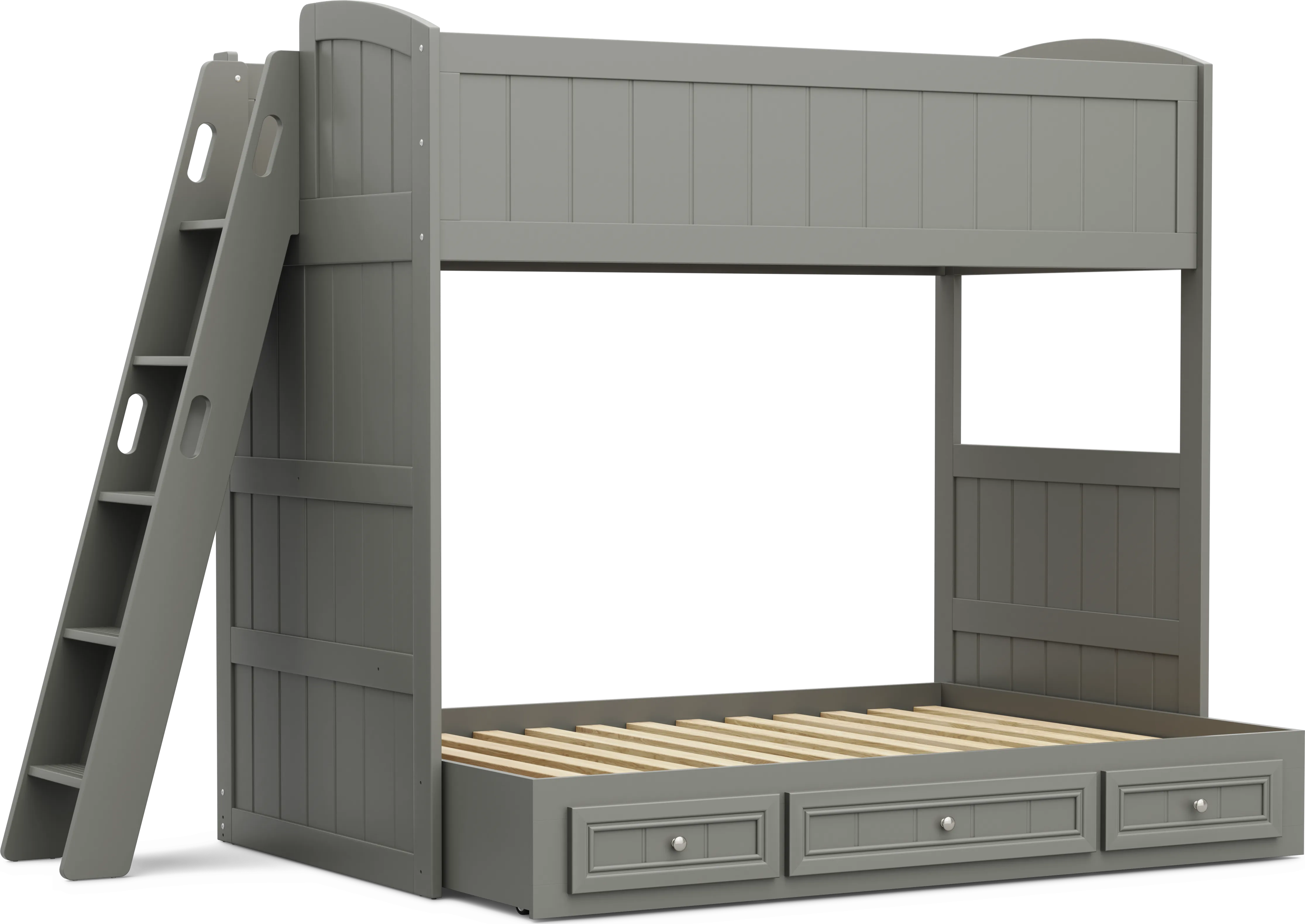Kids Cottage Colors 2.0 Gray Twin/Full Loft - Thumbnail - Image 1
