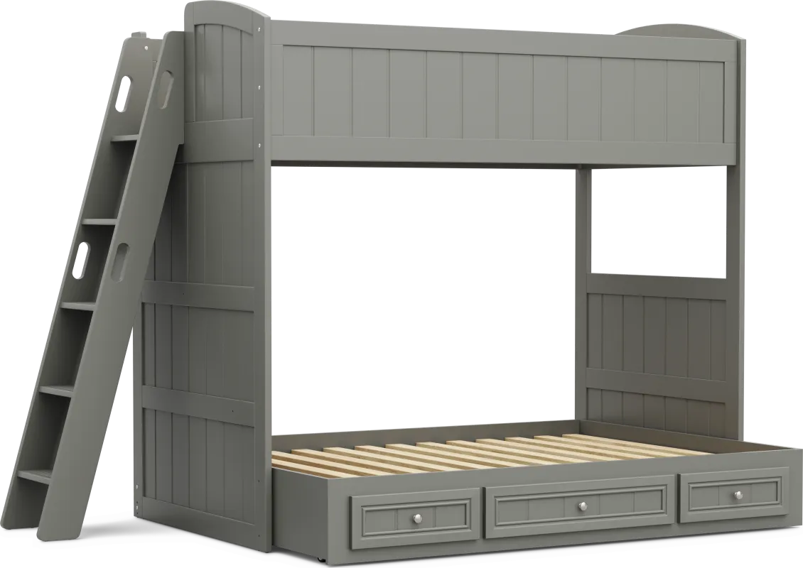 Kids Cottage Colors 2.0 Gray Twin/Full Loft