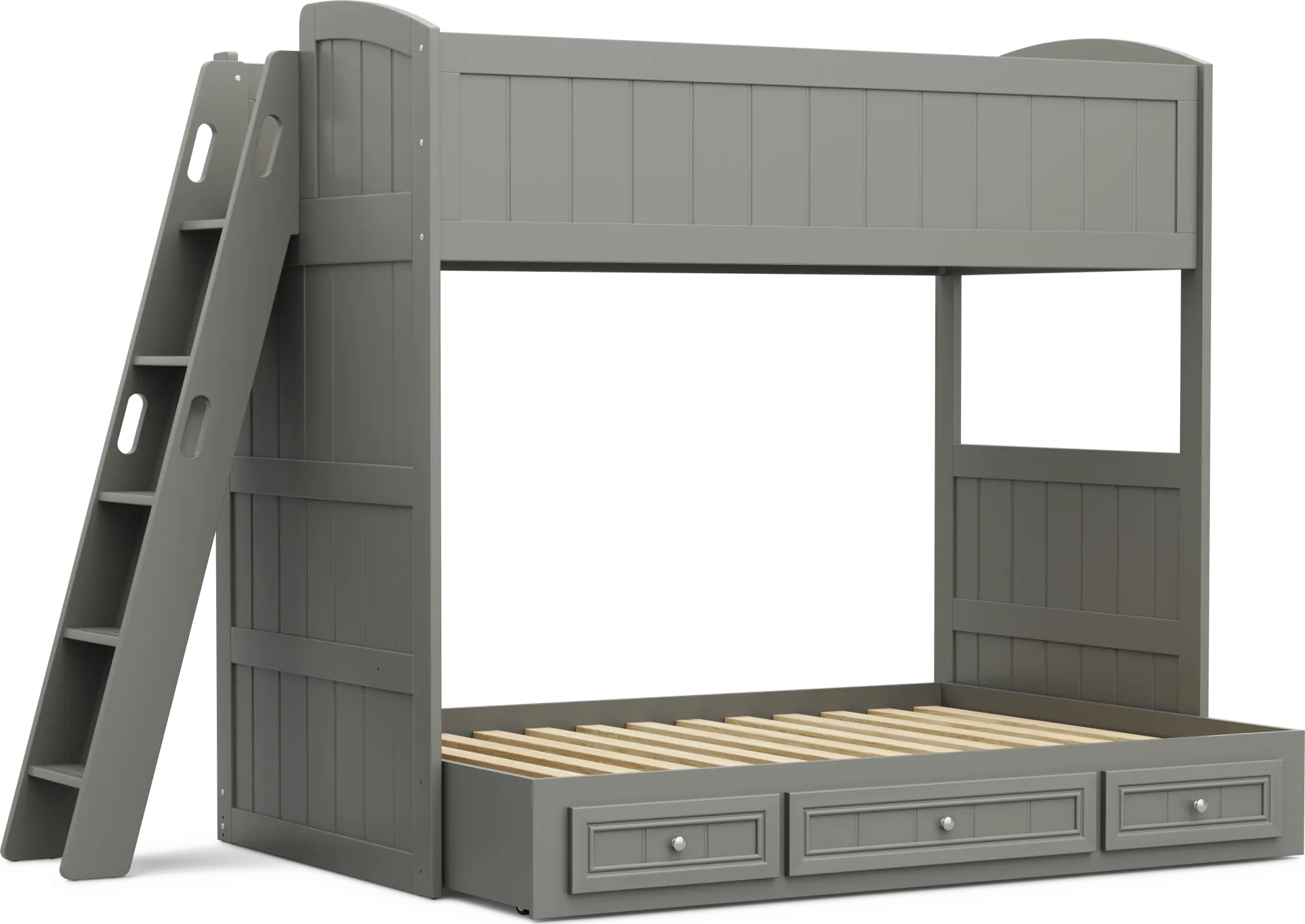 Kids Cottage Colors 2.0 Gray Twin/Full Loft - Image 1