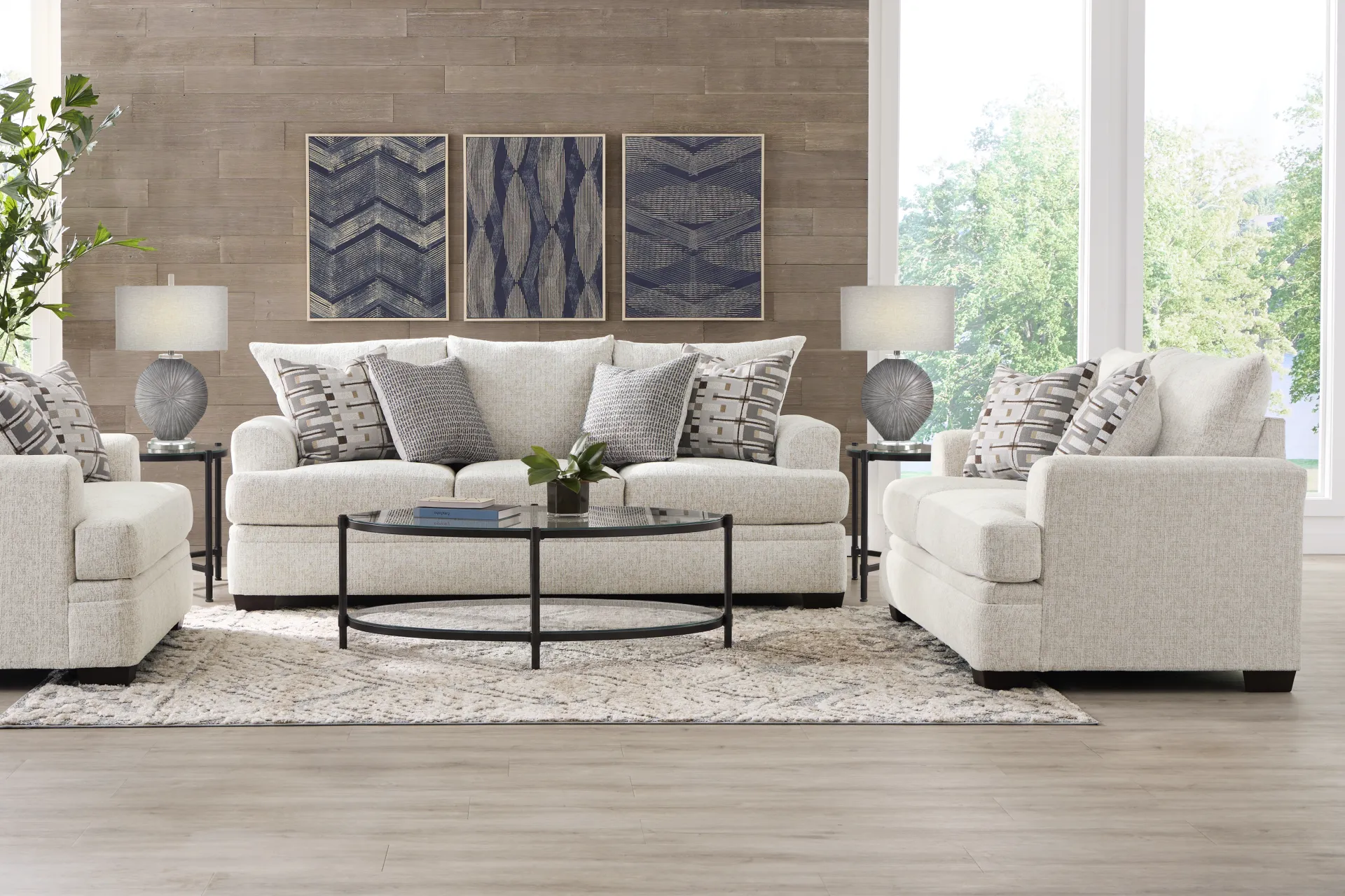 Cooper White 5 pc Living Room - Image 1