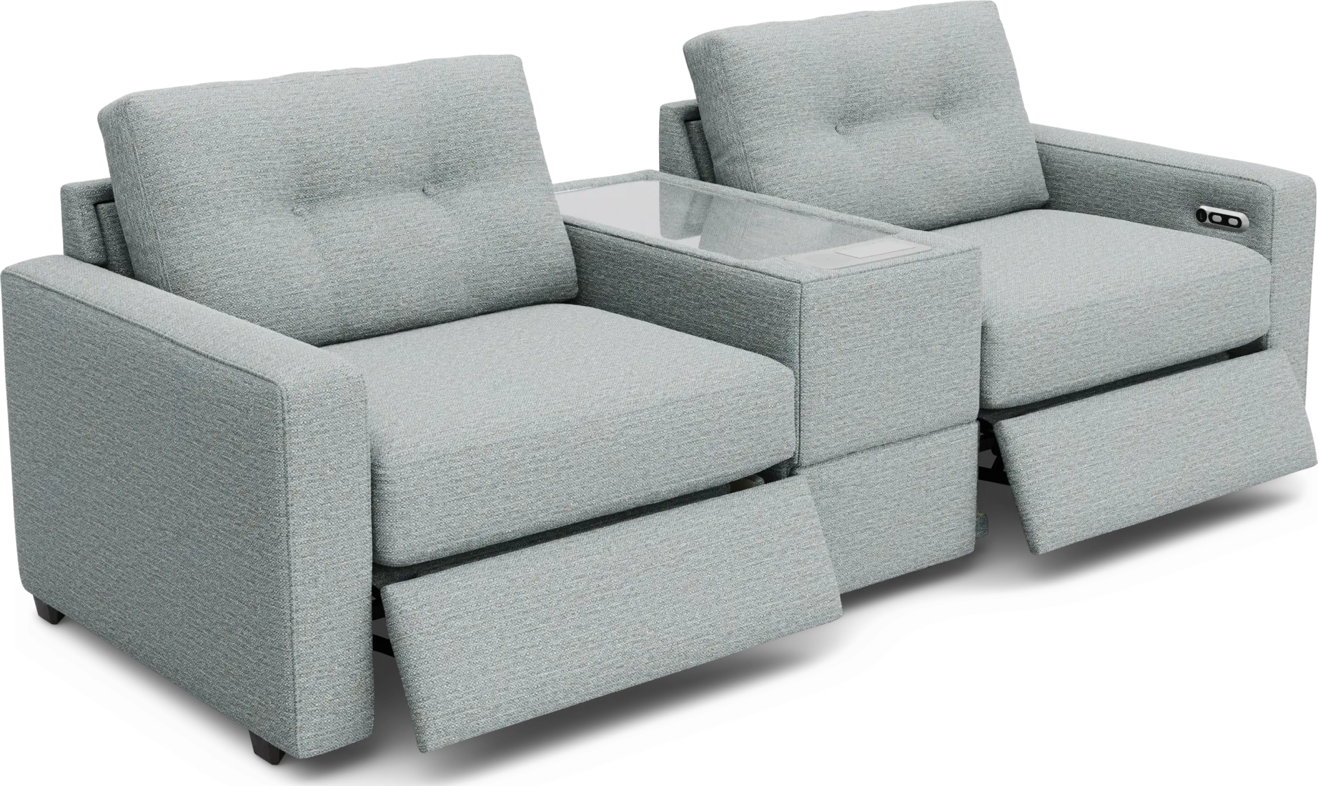 Spa 3 Pc Power Reclining ModularOne with Media Console
