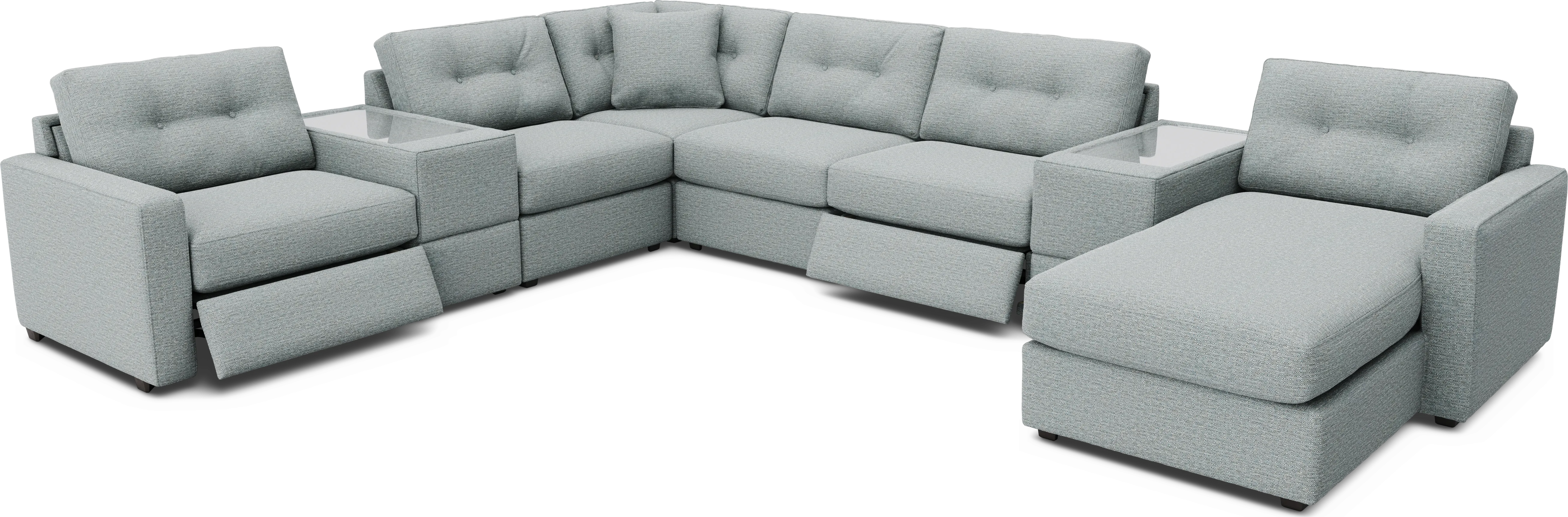 Spa 8 Pc Power Reclining ModularOne - Thumbnail - Image 1
