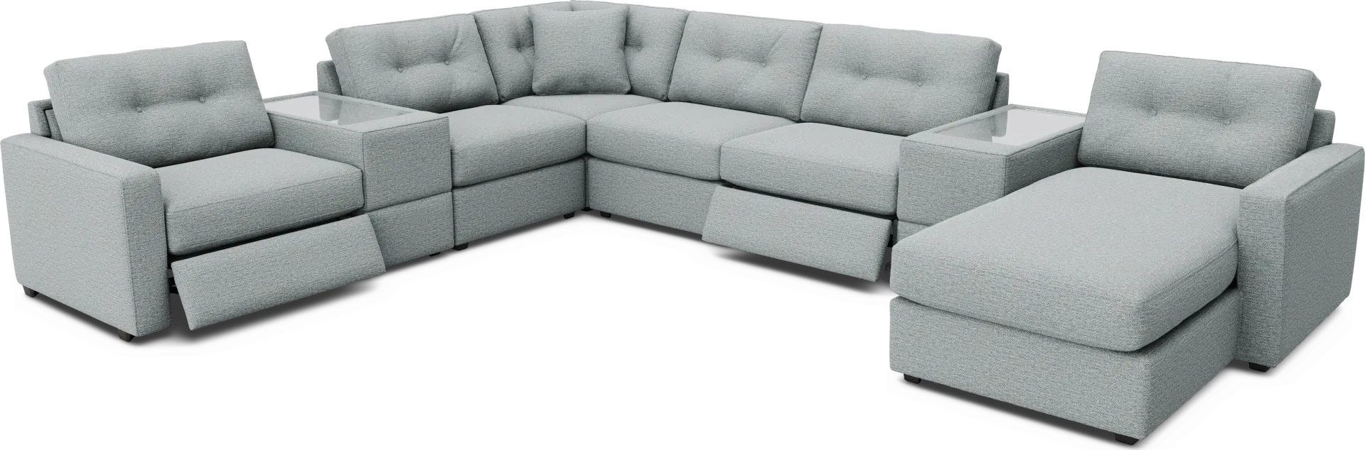 Spa 8 Pc Power Reclining ModularOne - Image 1