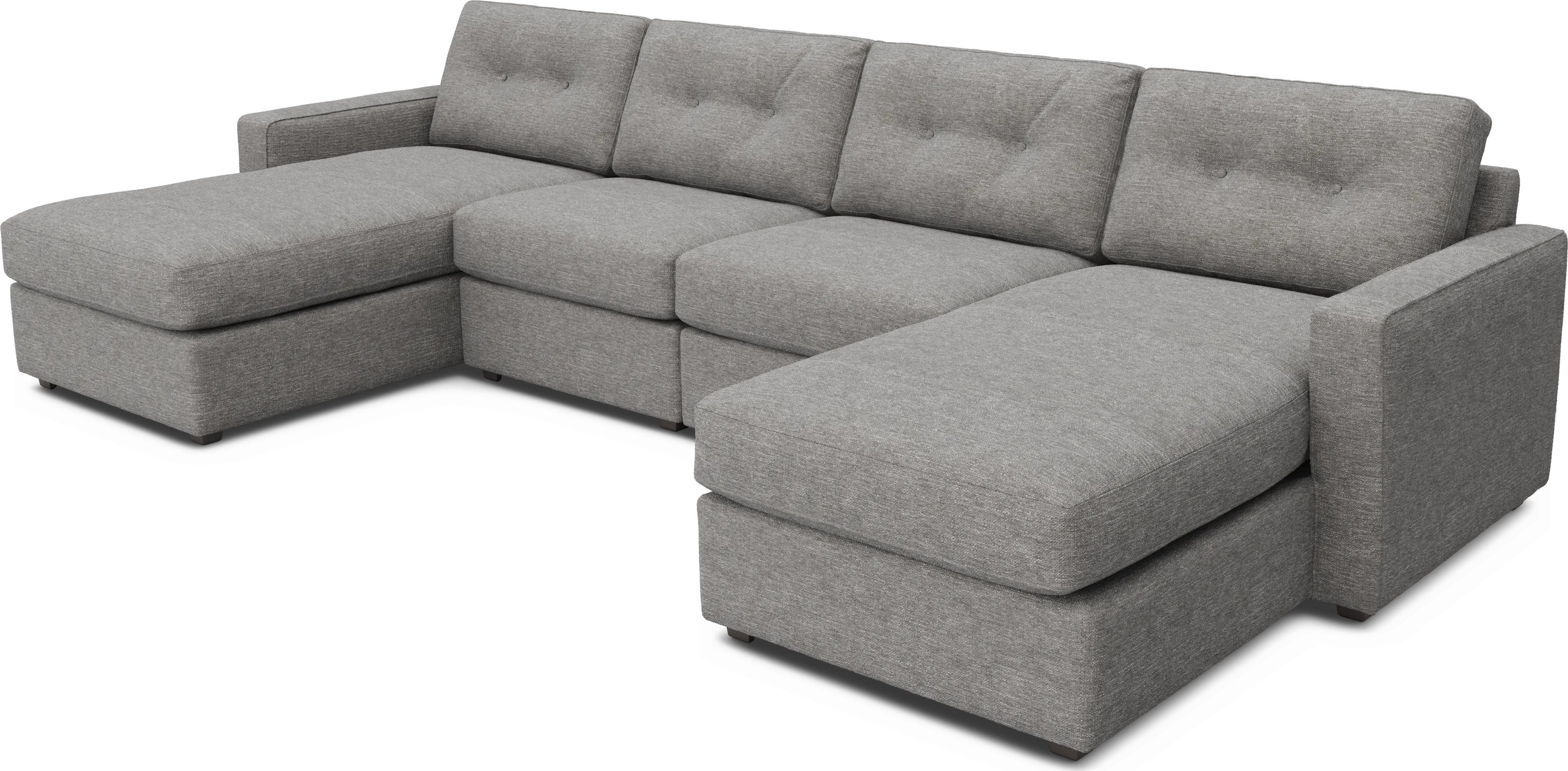 Gray 4 Pc Power Reclining ModularOne - Thumbnail - Image 1