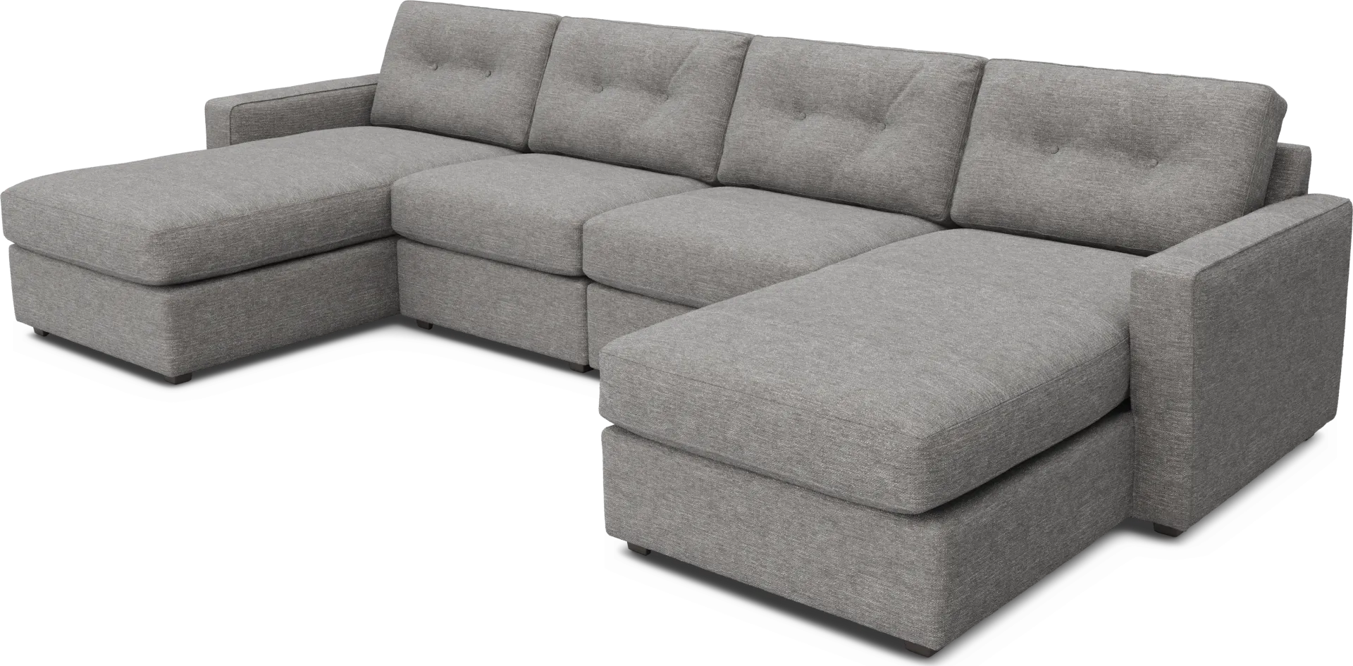 Gray 4 Pc Power Reclining ModularOne - Image 1