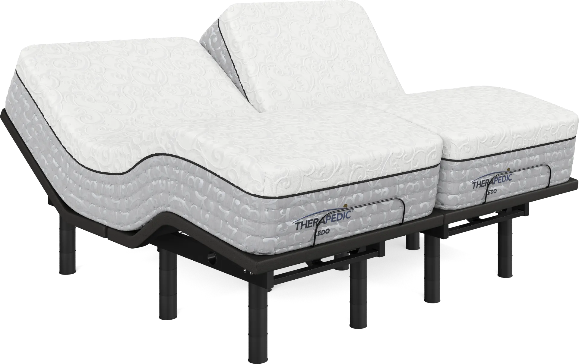Therapedic Ledo Split King Mattress with RTG-Sleep 3900 - Image 1