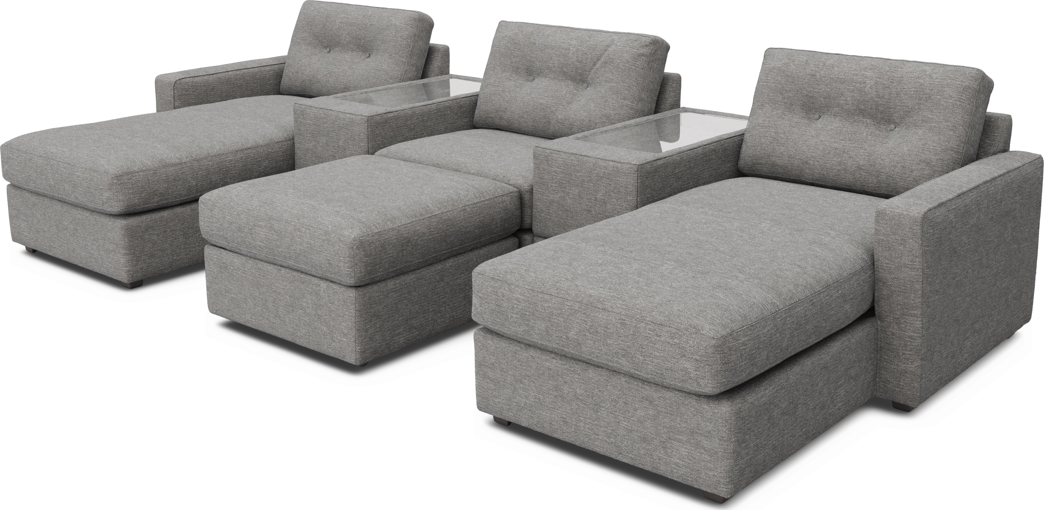 Gray 6 Pc ModularOne - Thumbnail - Image 1
