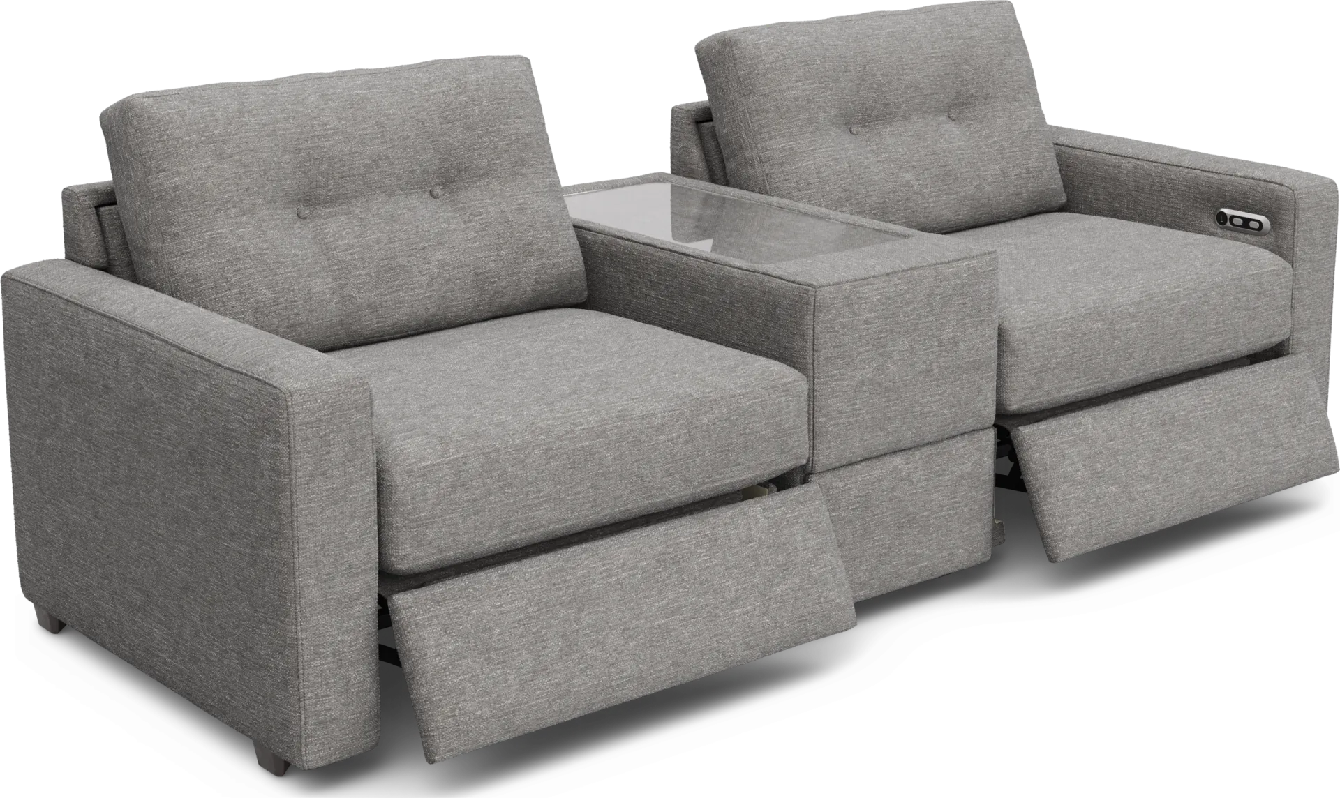 Gray 3 Pc Power Reclining ModularOne - Image 1