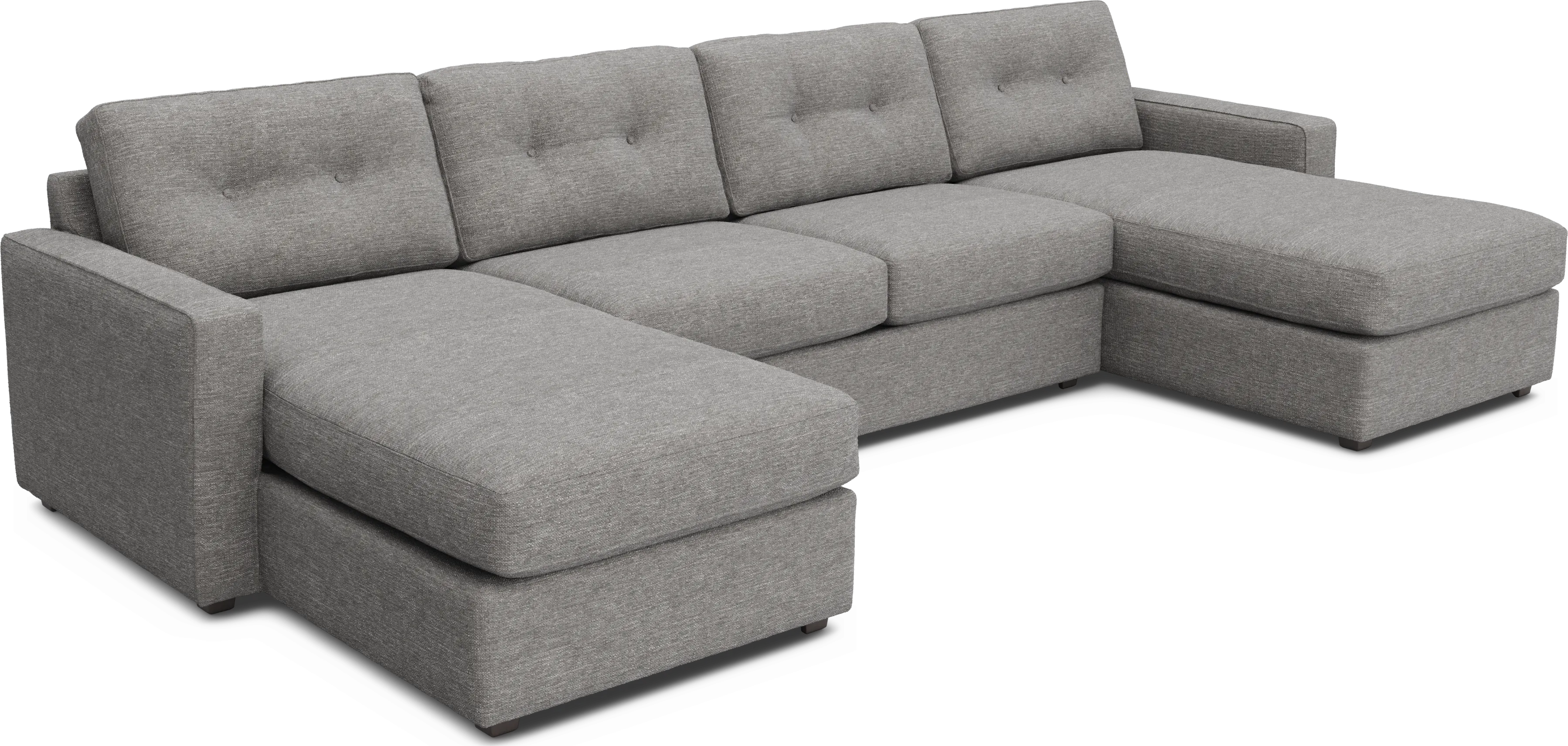 Gray 3 Pc ModularOne Gel Foam Sleeper - Thumbnail - Image 1