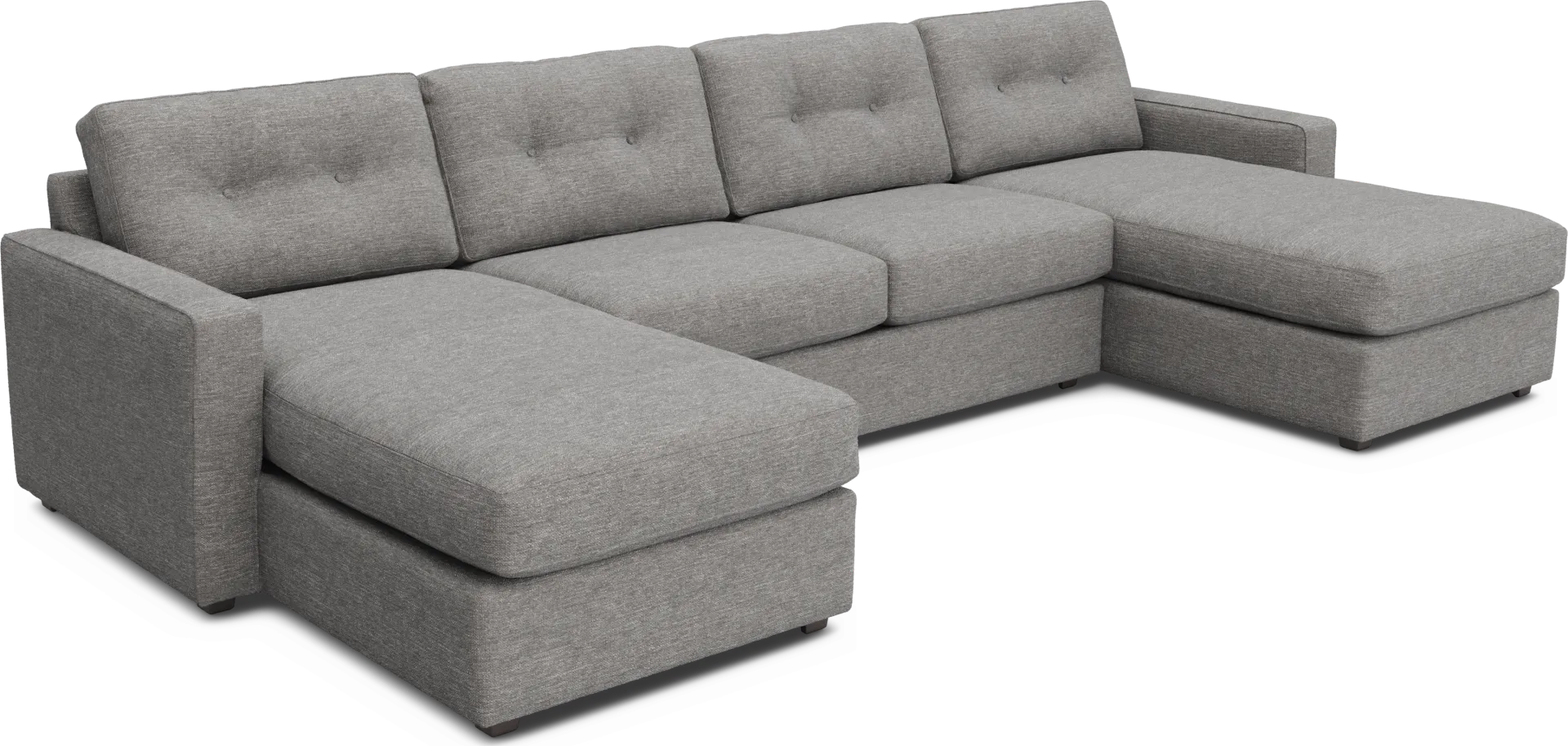 Gray 3 Pc ModularOne Gel Foam Sleeper - Image 1