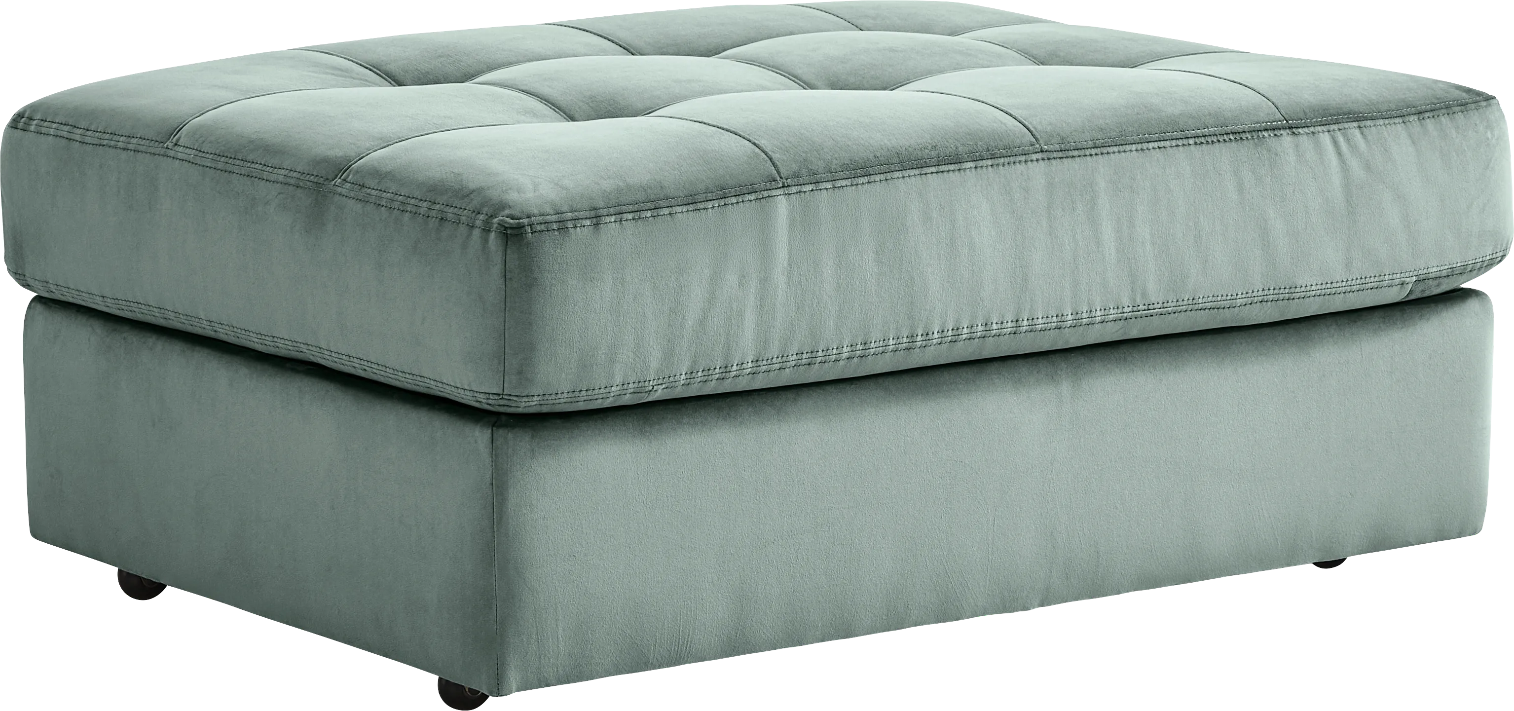 Filmore Evergreen Storage Ottoman - Thumbnail - Image 1