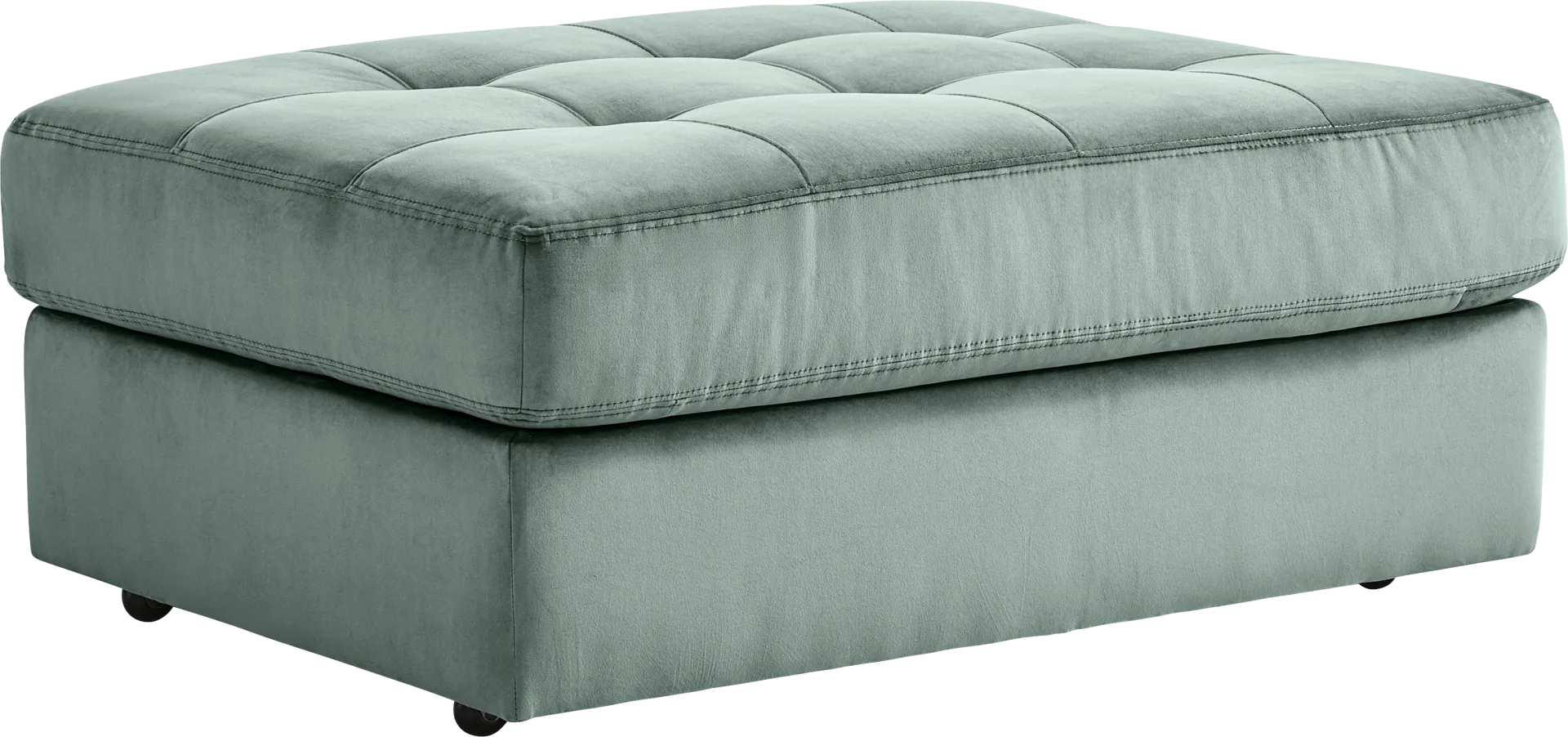 Filmore Evergreen Storage Ottoman - Image 1
