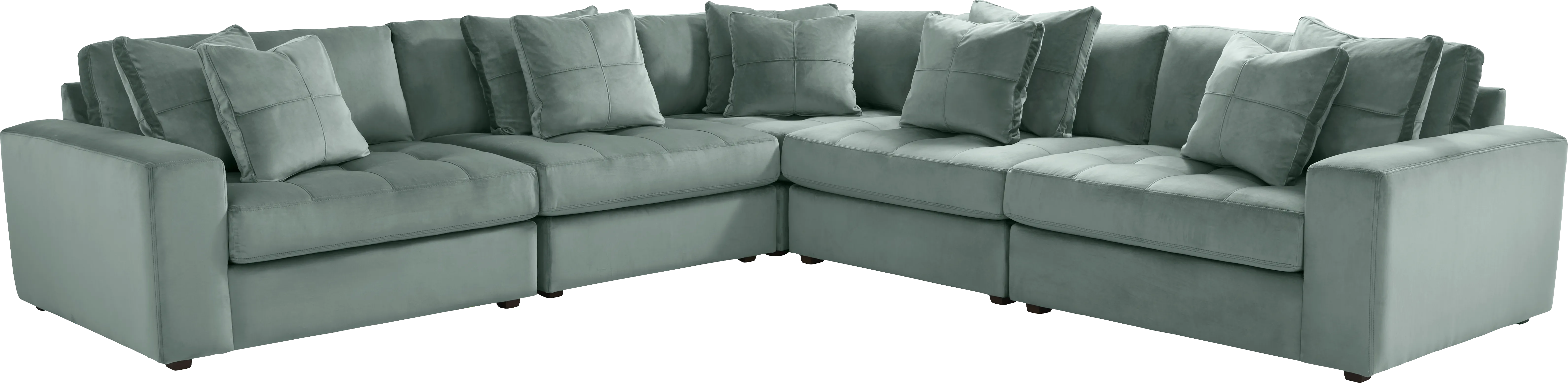 Filmore Evergreen 5 Pc Sectional - Thumbnail - Image 1