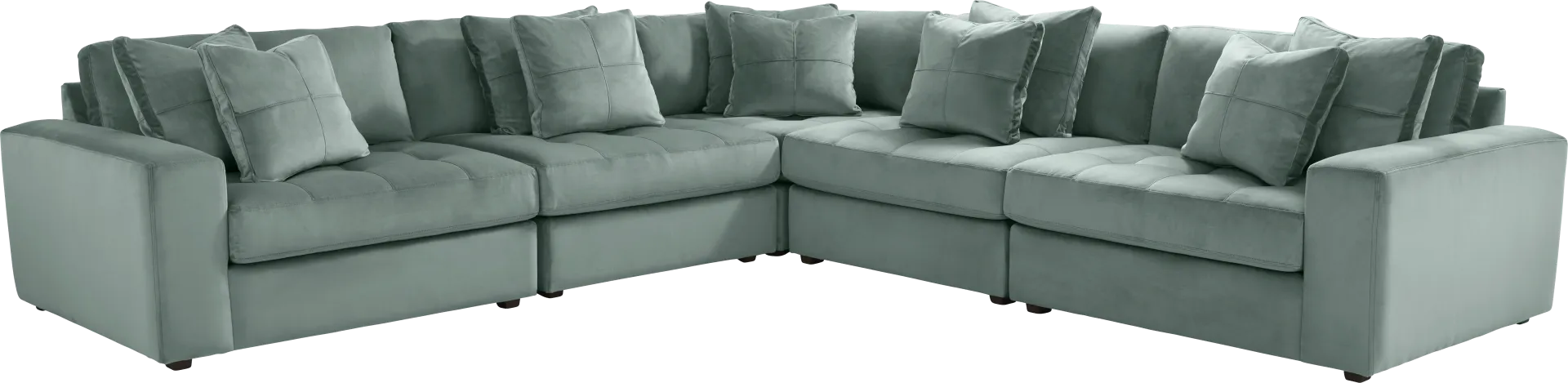 Filmore Evergreen 5 Pc Sectional - Image 1