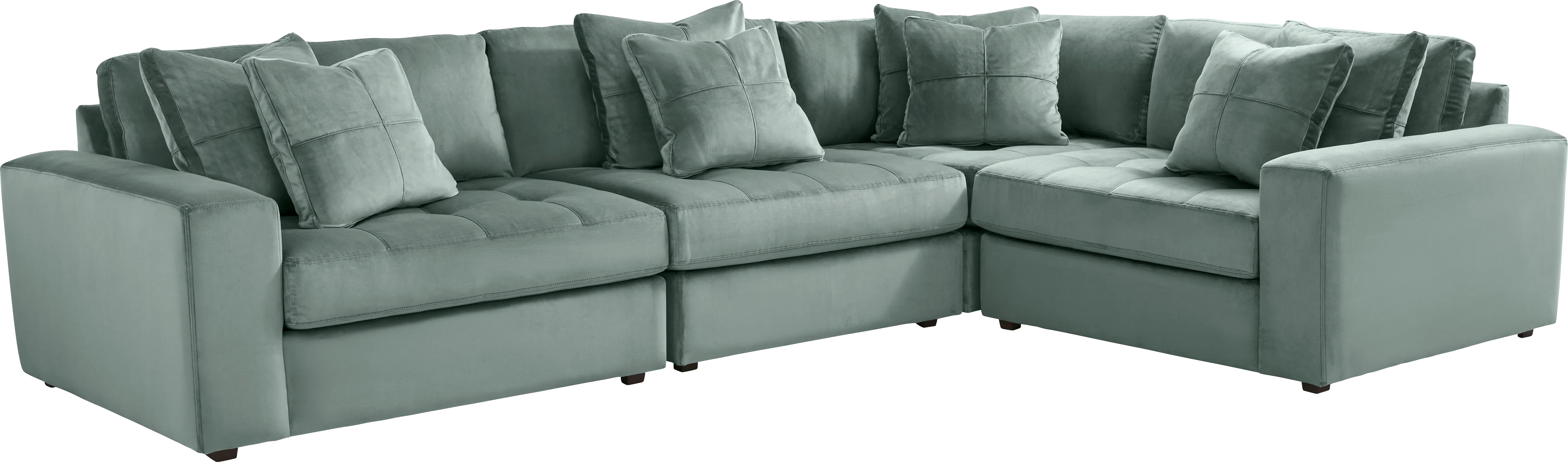 Filmore Evergreen 4 Pc Sectional - Thumbnail - Image 1