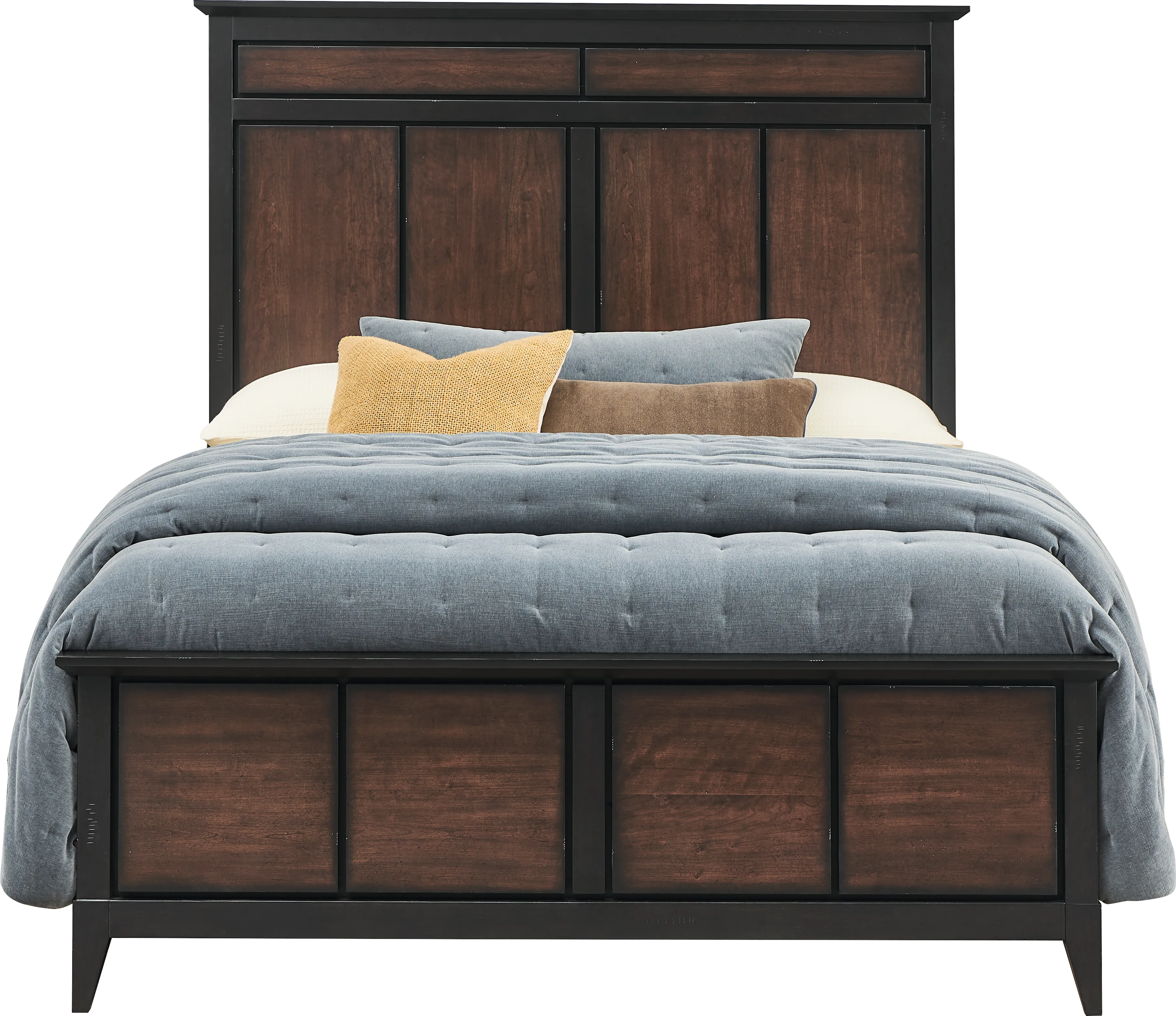 Northbrook Brown Cherry 5 Pc King Panel Bedroom - Thumbnail - Image 2