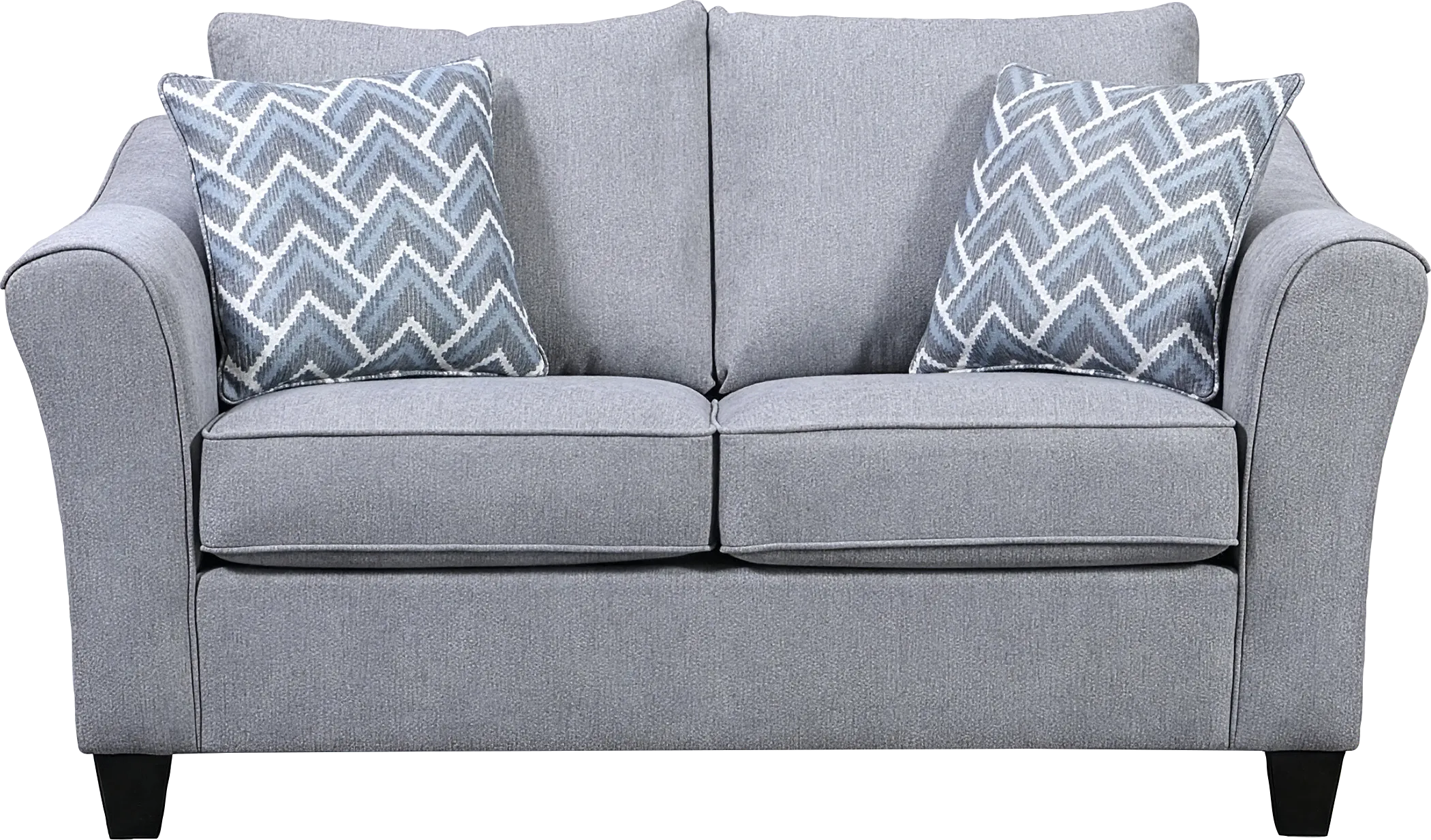 Covington Gray Loveseat - Thumbnail - Image 1