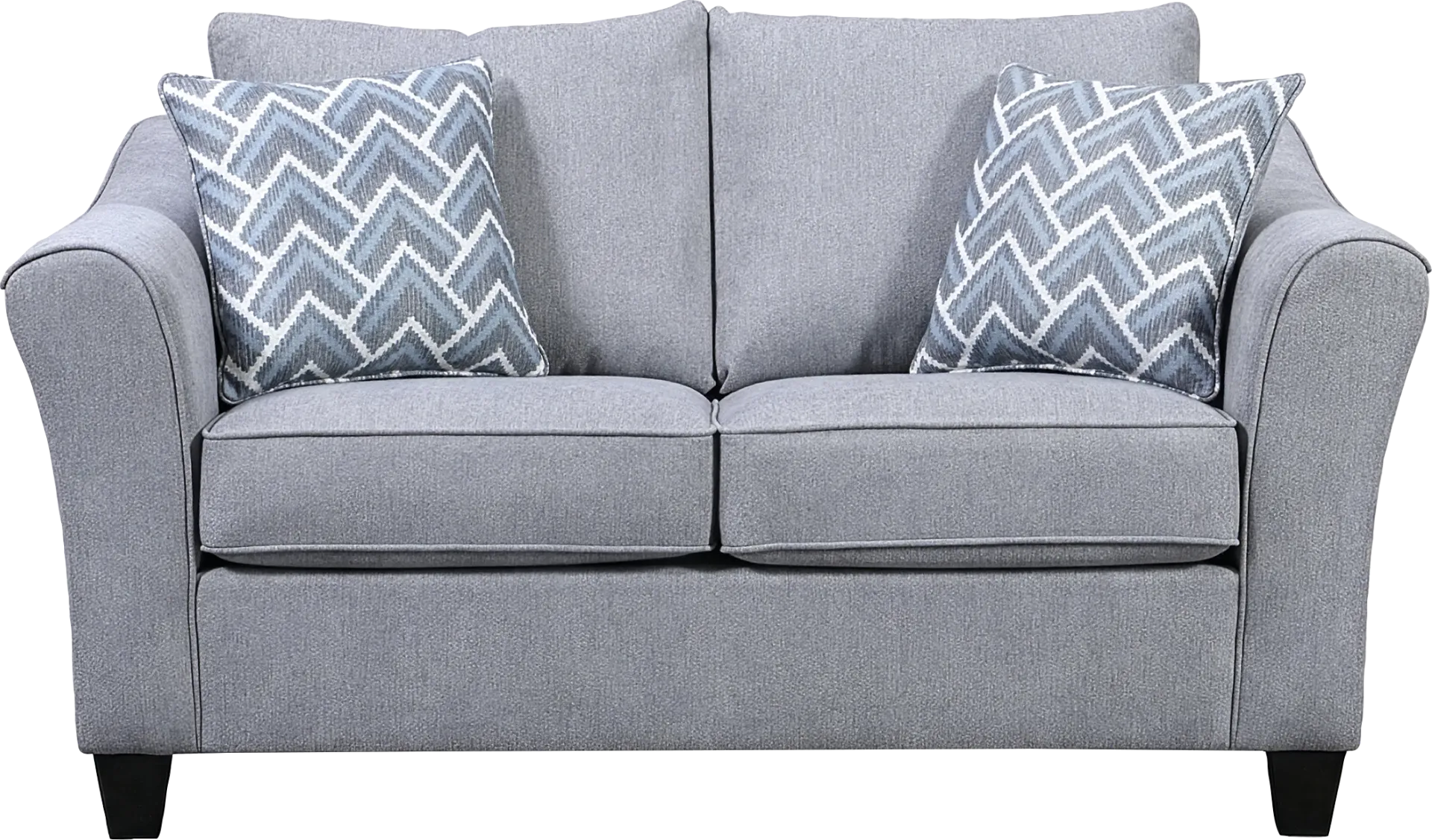 Covington Gray Loveseat - Image 1