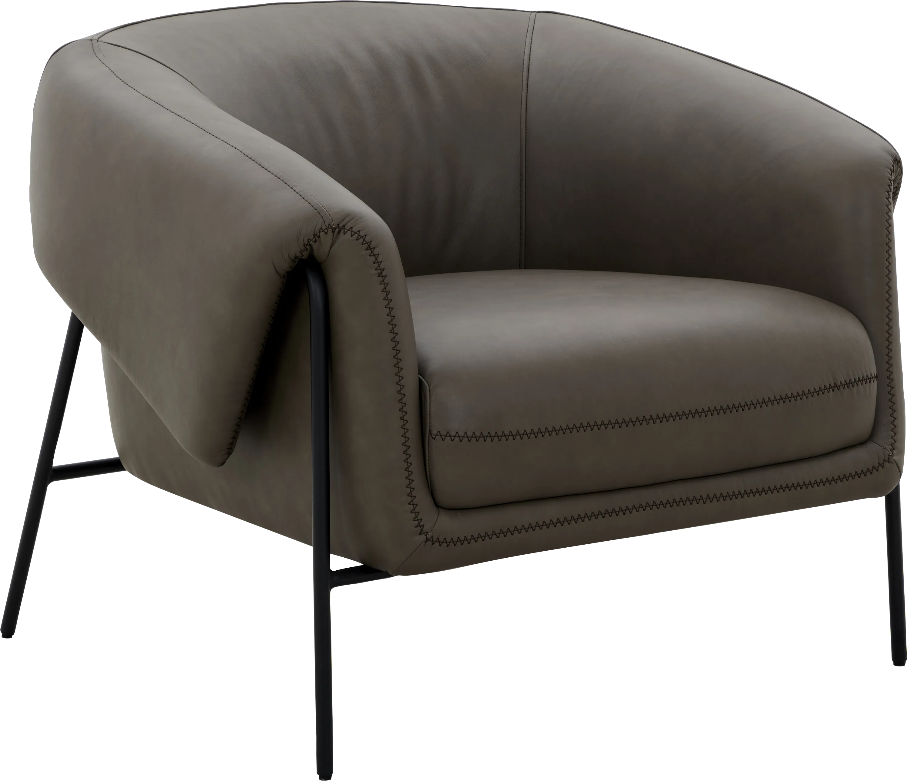 Calvary Brown Accent Chair - Image 1