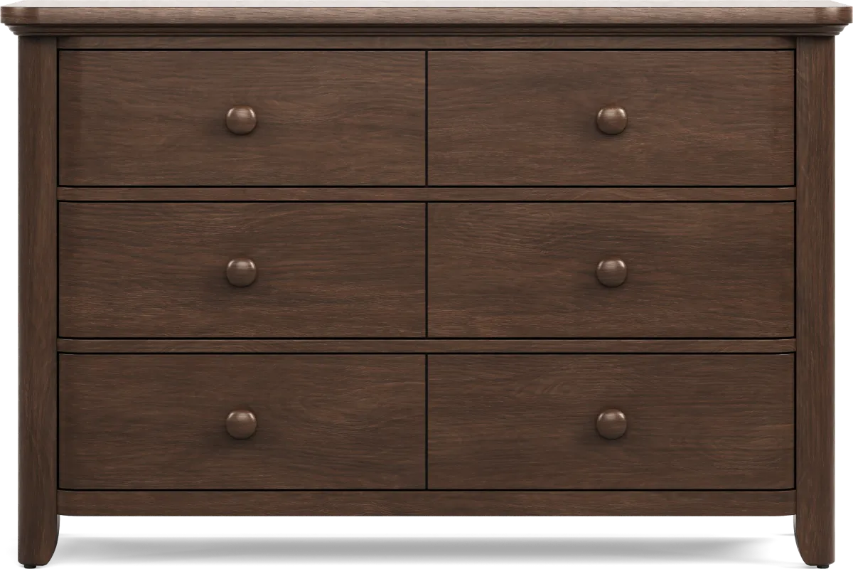 Kids South Bend Brown Cherry Dresser