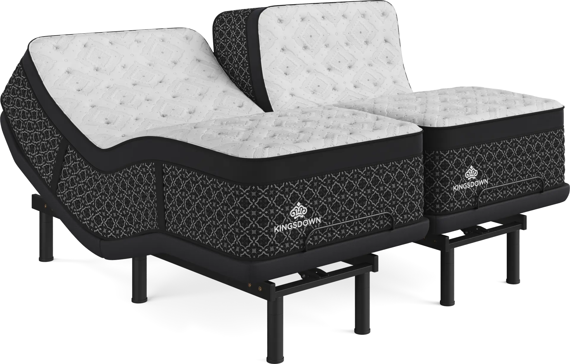 Kingsdown Smart Match 2.0 Split King Mattress with RTG-Sleep 5900