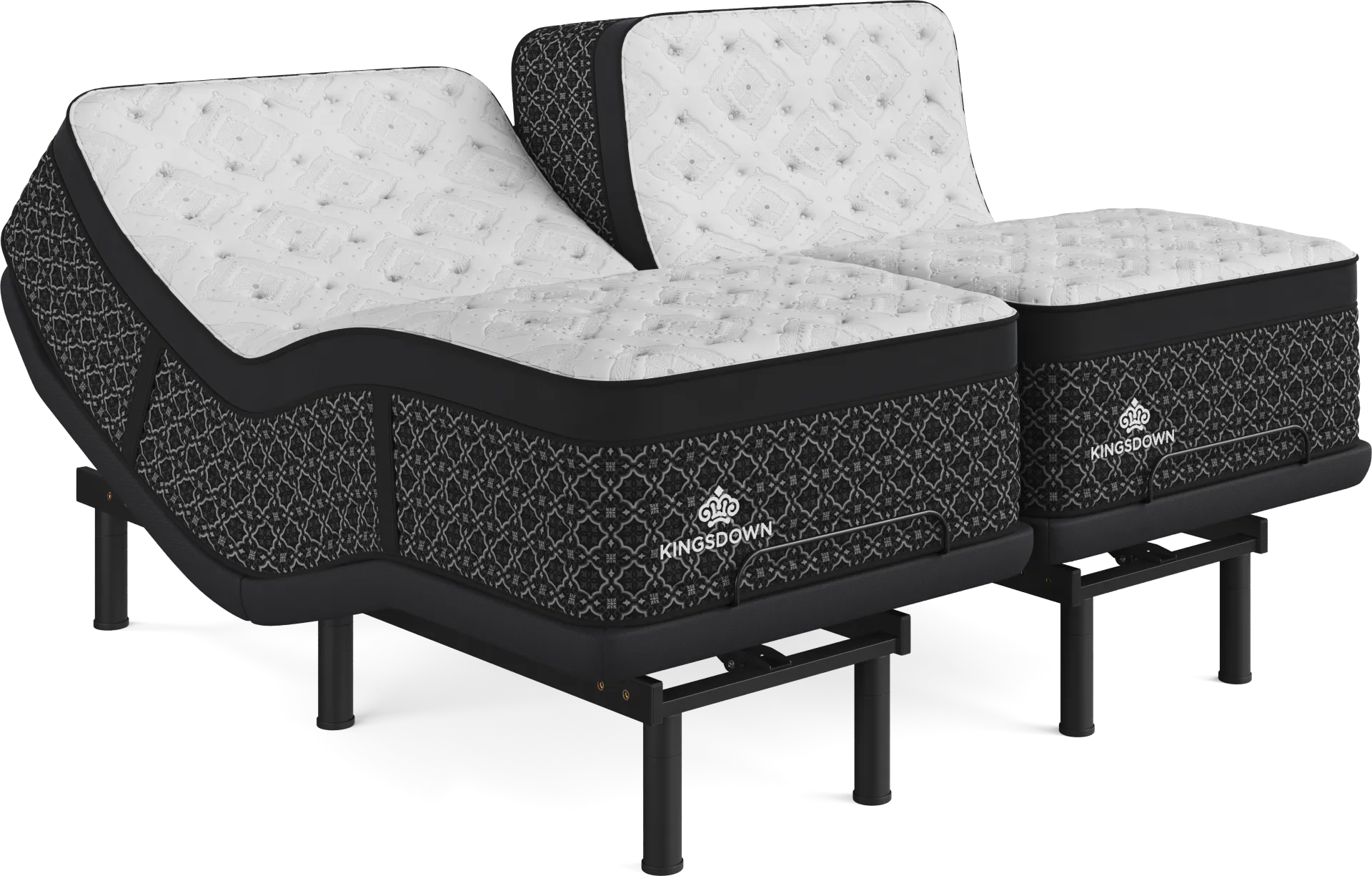 Kingsdown Smart Match 2.0 Split King Mattress with RTG-Sleep 5900 - Image 1