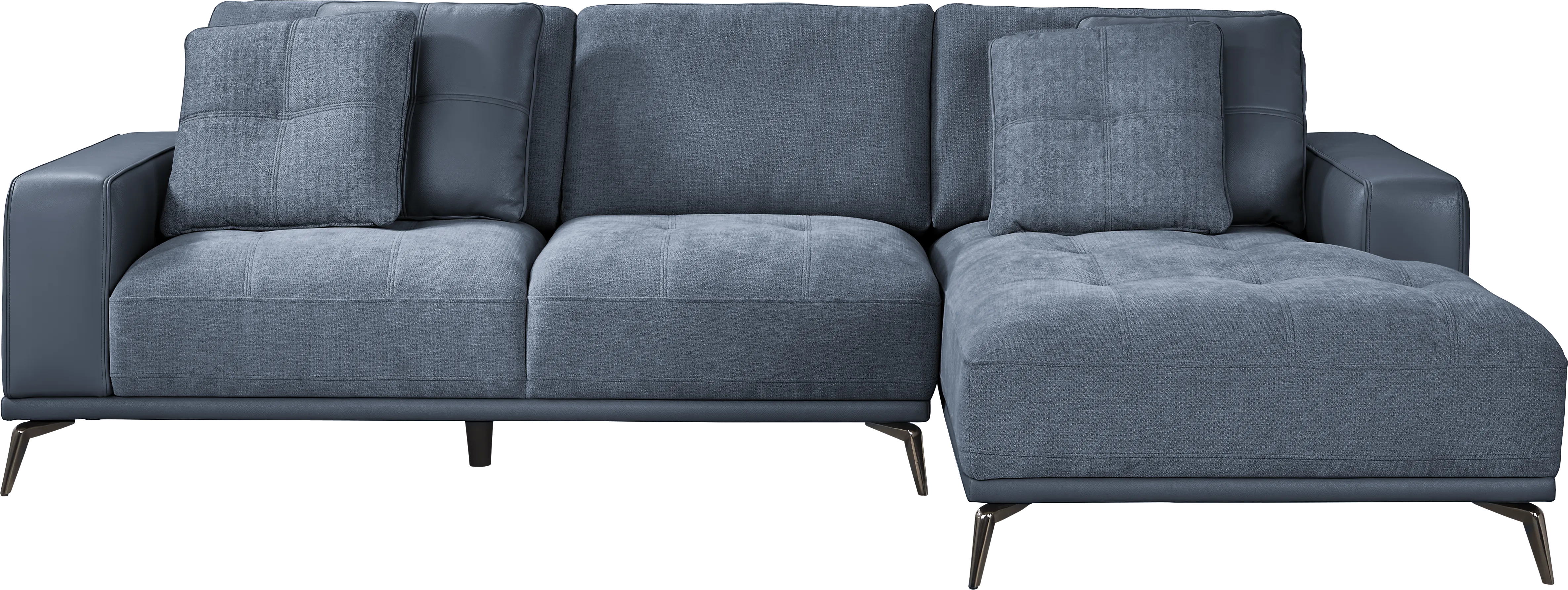 Valencia Blue 2 Pc Sectional - Thumbnail - Image 1