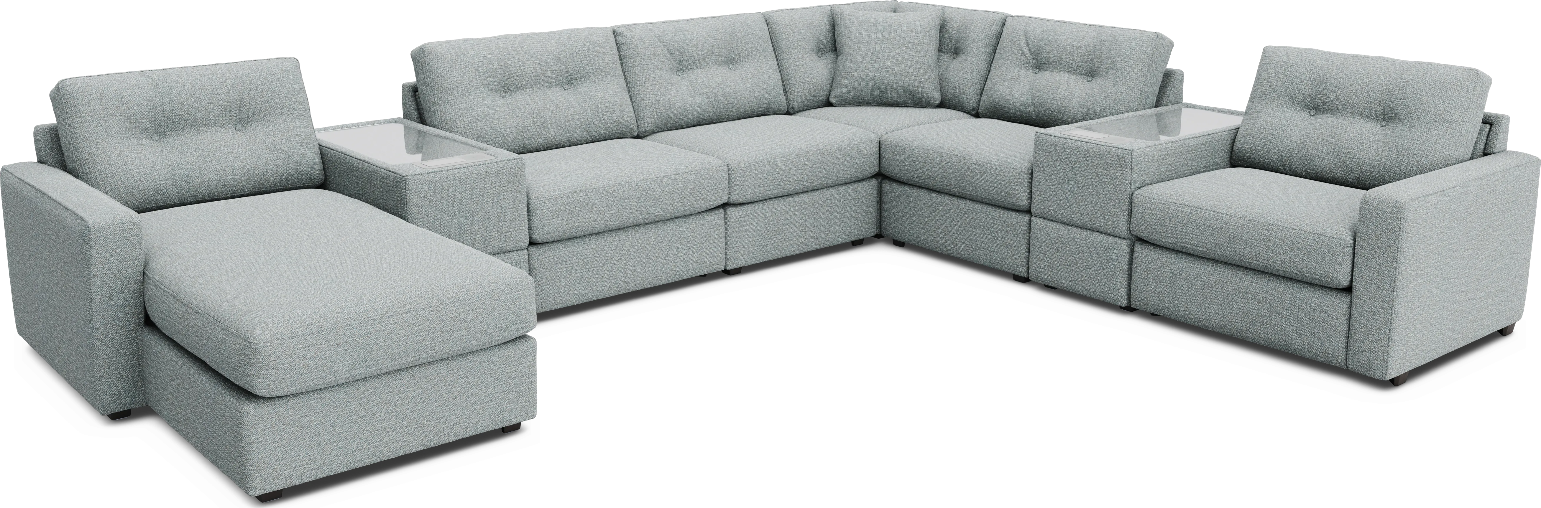 Spa 8 Pc ModularOne with Media Consoles - Thumbnail - Image 1