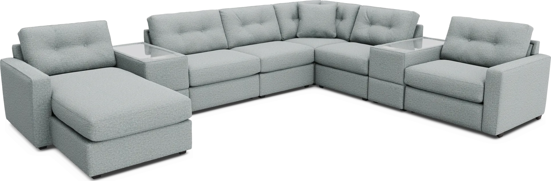 Spa 8 Pc ModularOne with Media Consoles - Image 1
