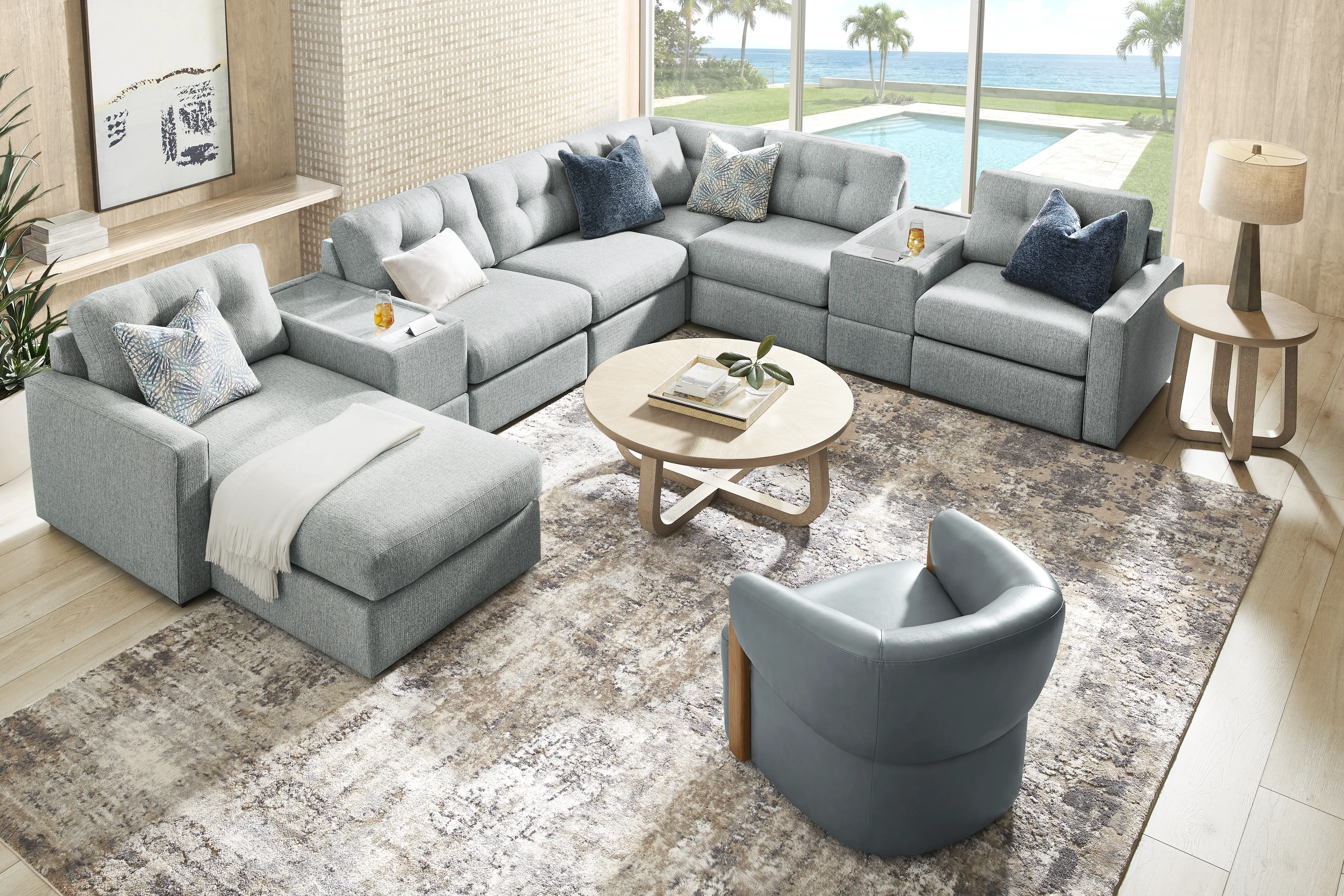 Spa 8 Pc ModularOne with Media Consoles - Thumbnail - Image 2