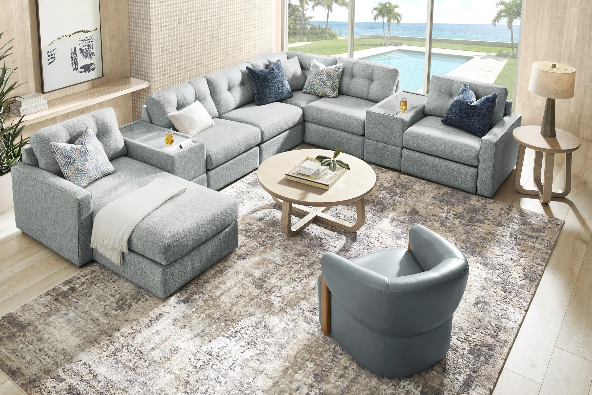 Spa 8 Pc ModularOne with Media Consoles - Image 2
