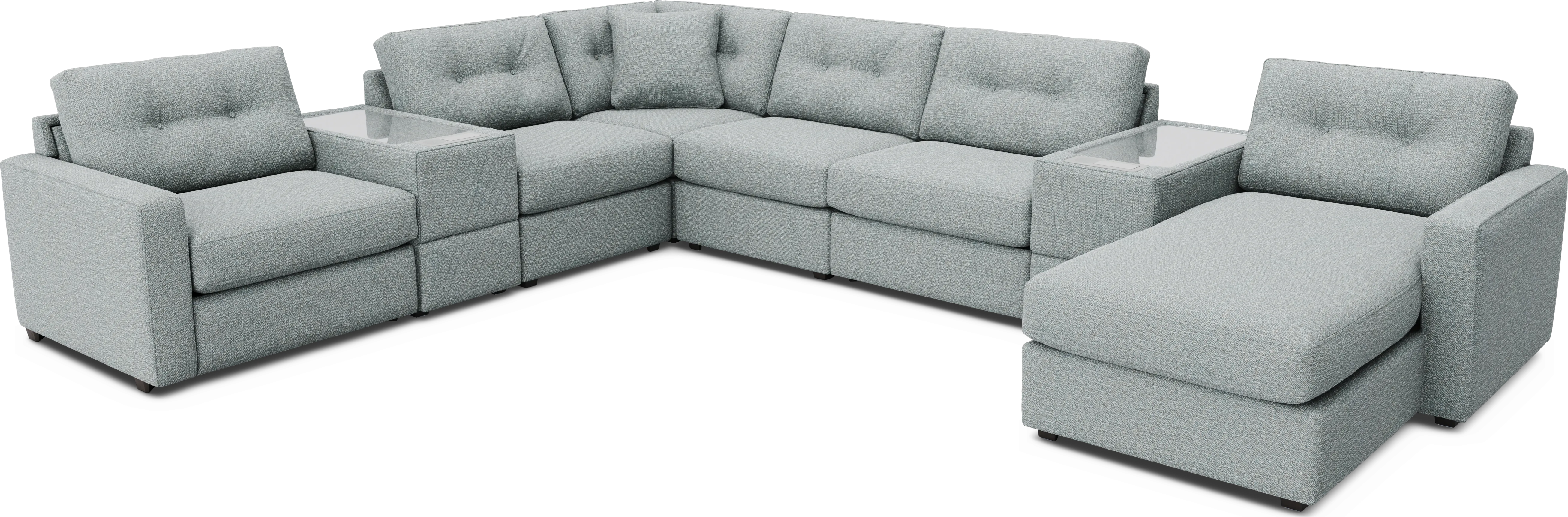 Spa 8 Pc ModularOne with Media Consoles - Thumbnail - Image 1
