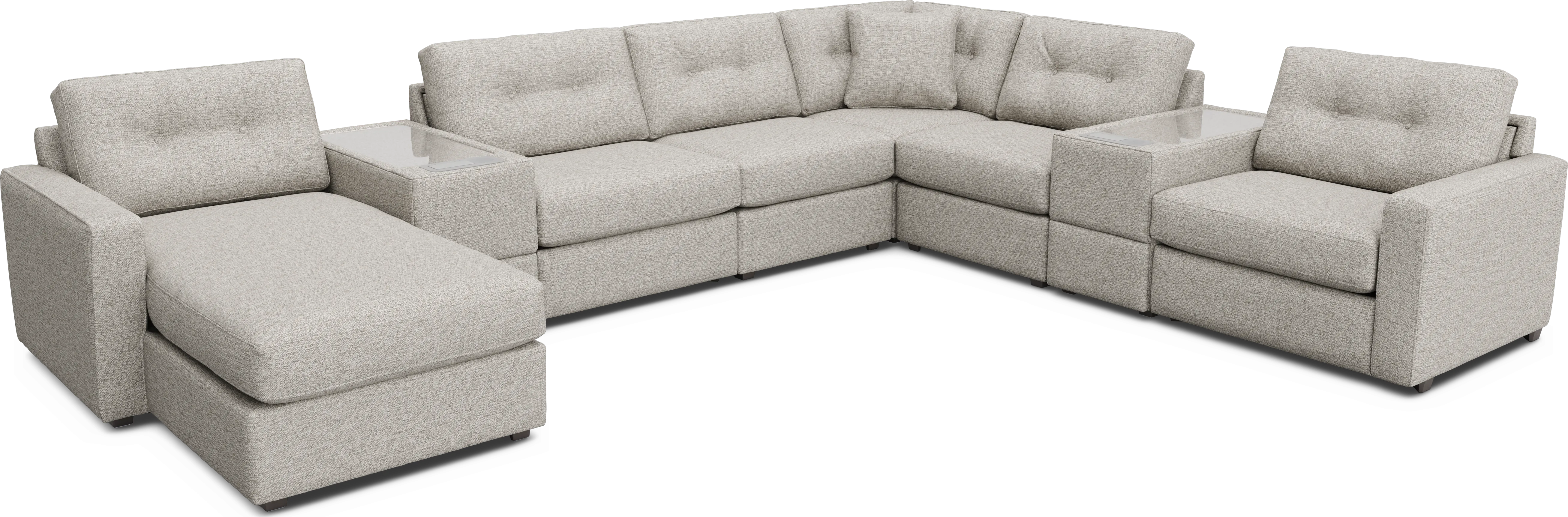 Pebble 8 Pc ModularOne with Media Consoles - Thumbnail - Image 1