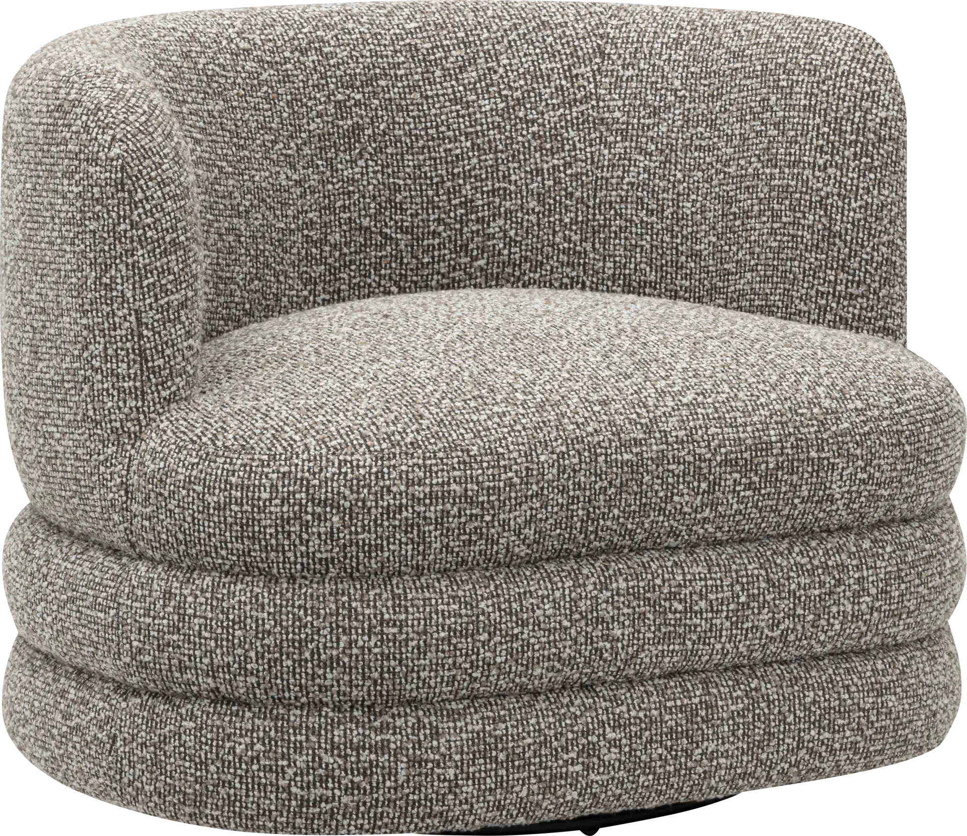 Paulo Gray Swivel Accent Chair - Image 1