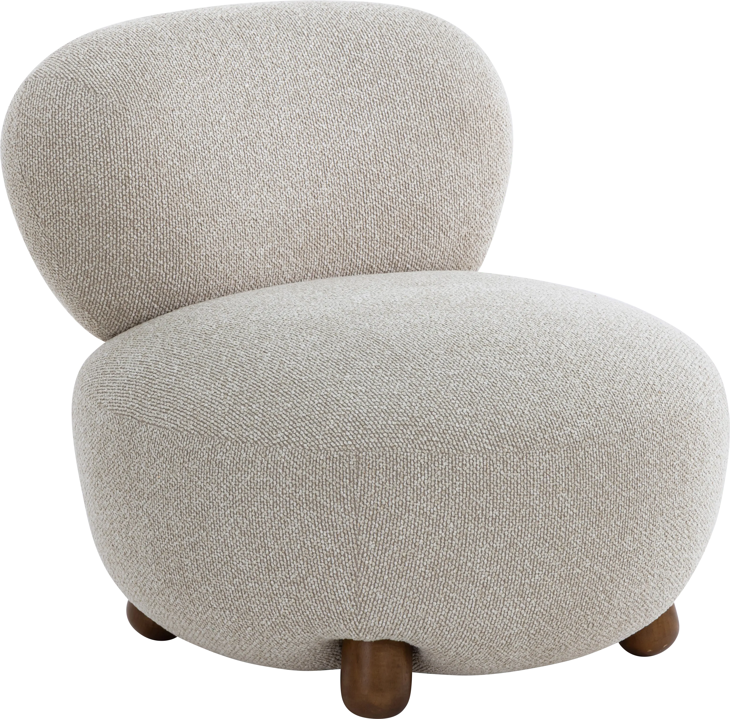 Unyque Gray Accent Chair - Image 1