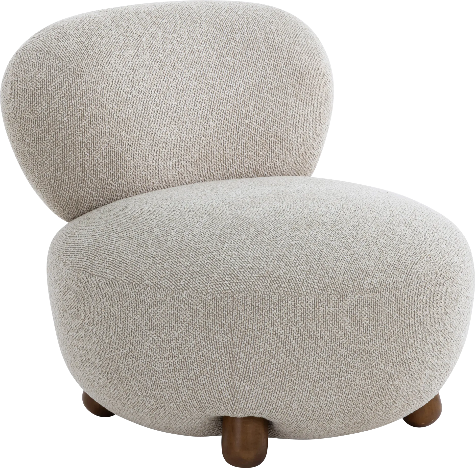 Unyque Gray Accent Chair - Image 1