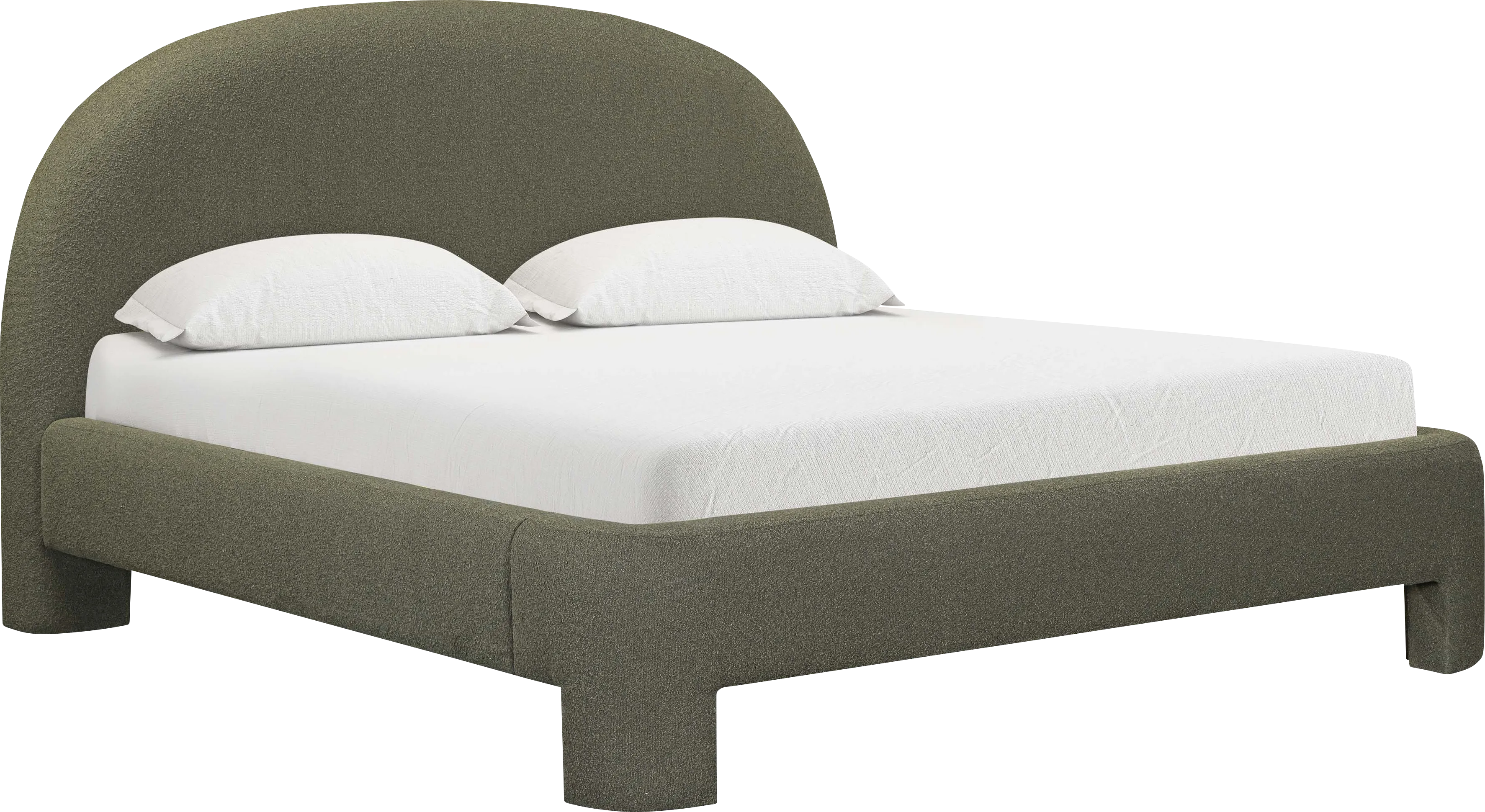 Debony Green King Bed - Thumbnail - Image 1