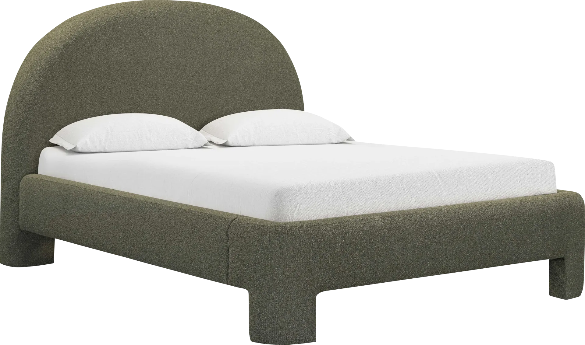 Debony Green Queen Bed - Image 1