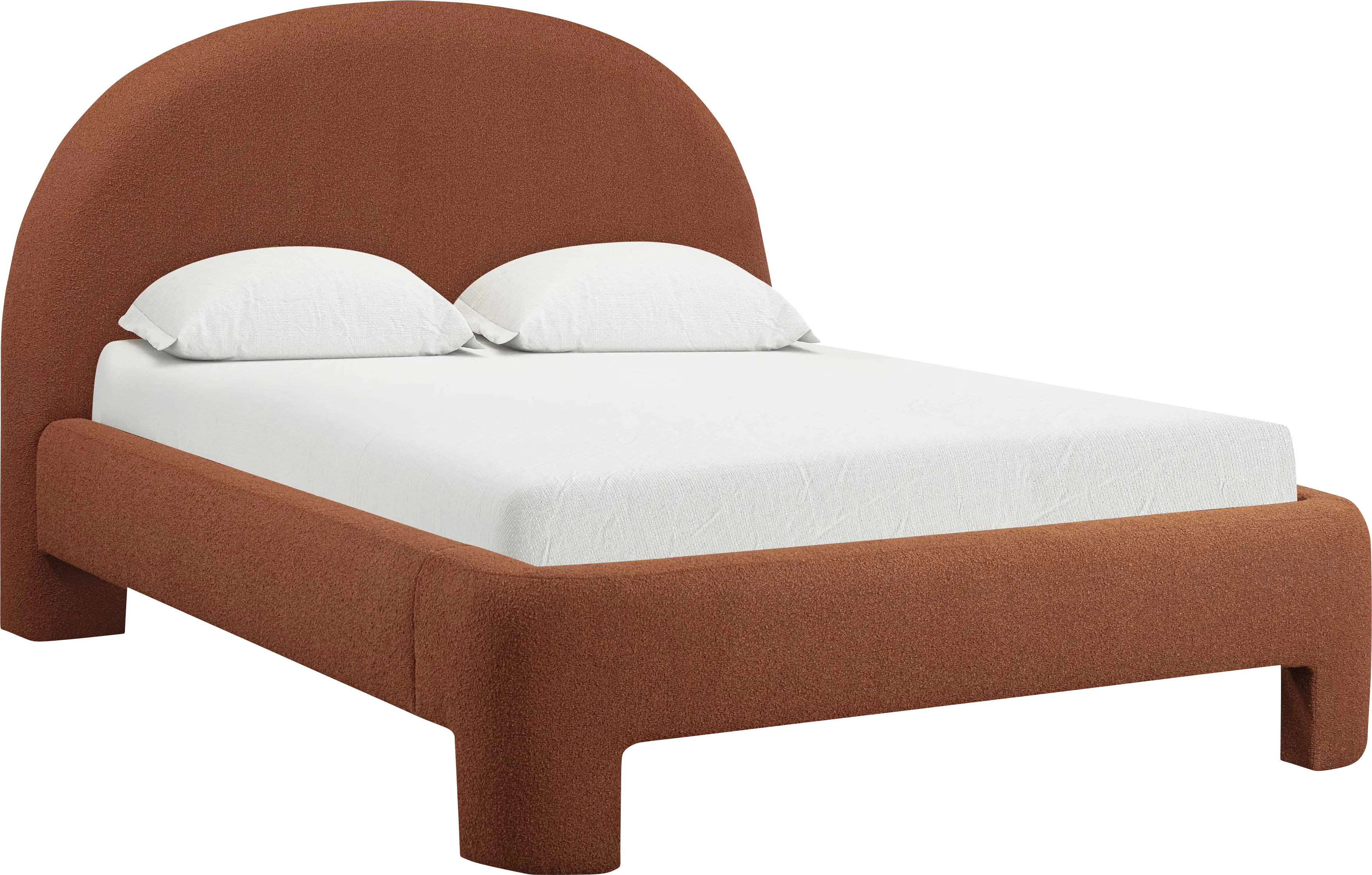 Debony Red Queen Bed - Thumbnail - Image 1