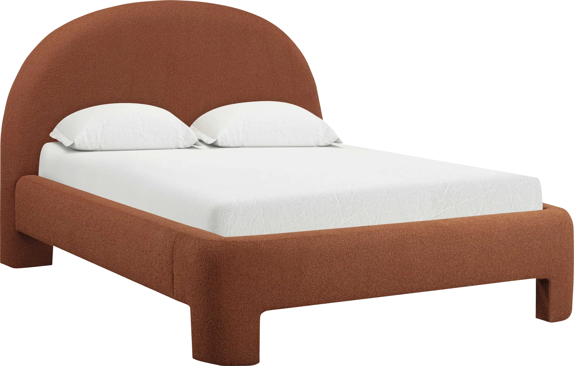 Debony Red Queen Bed - Image 1