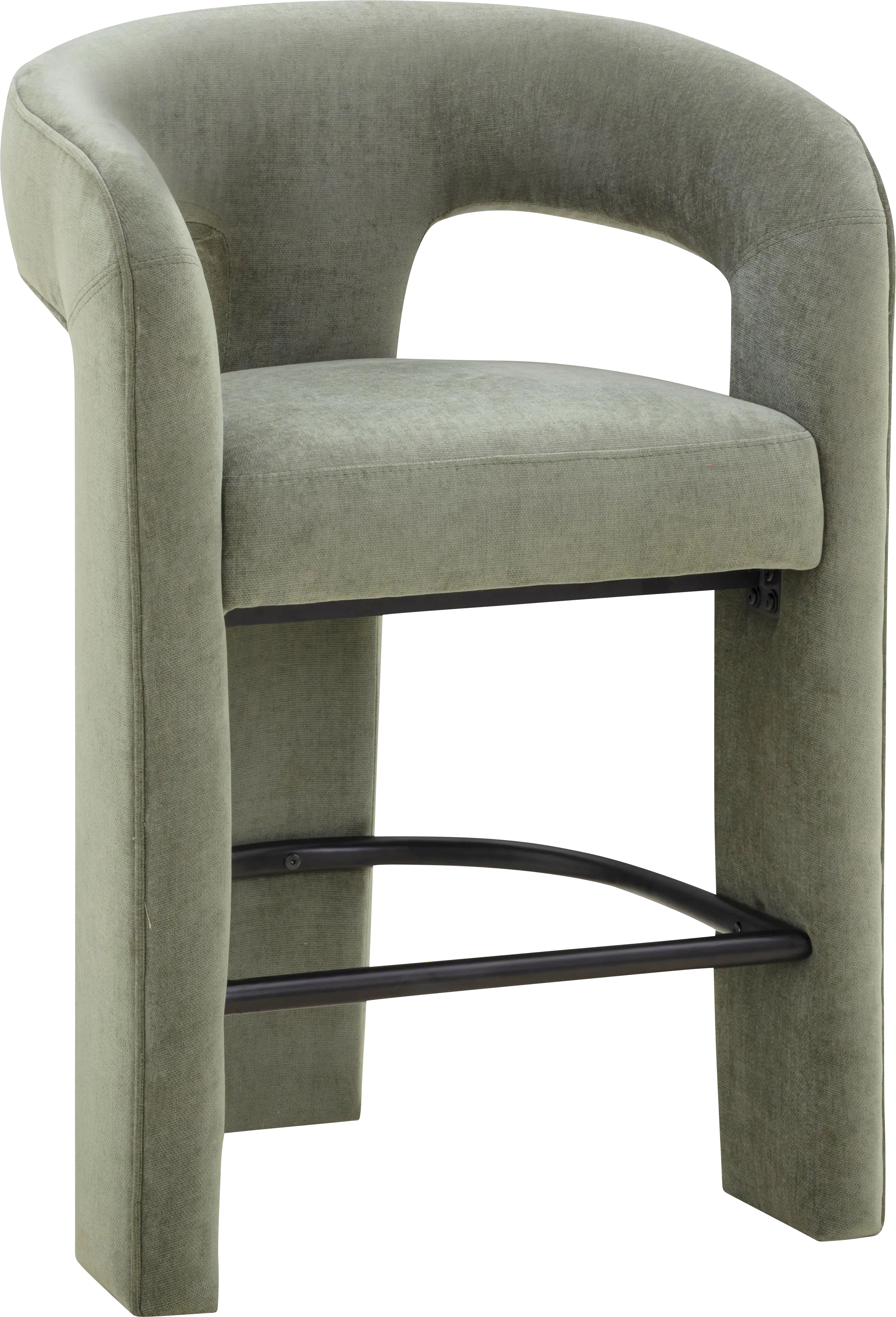 Wannaao Green Counter Height Stool - Thumbnail - Image 1