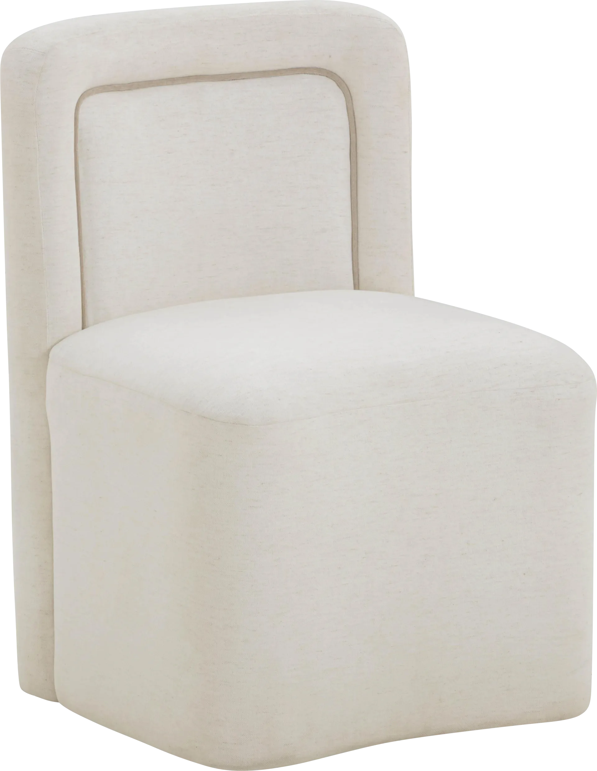 Nanea Cream Desk Chair - Image 1