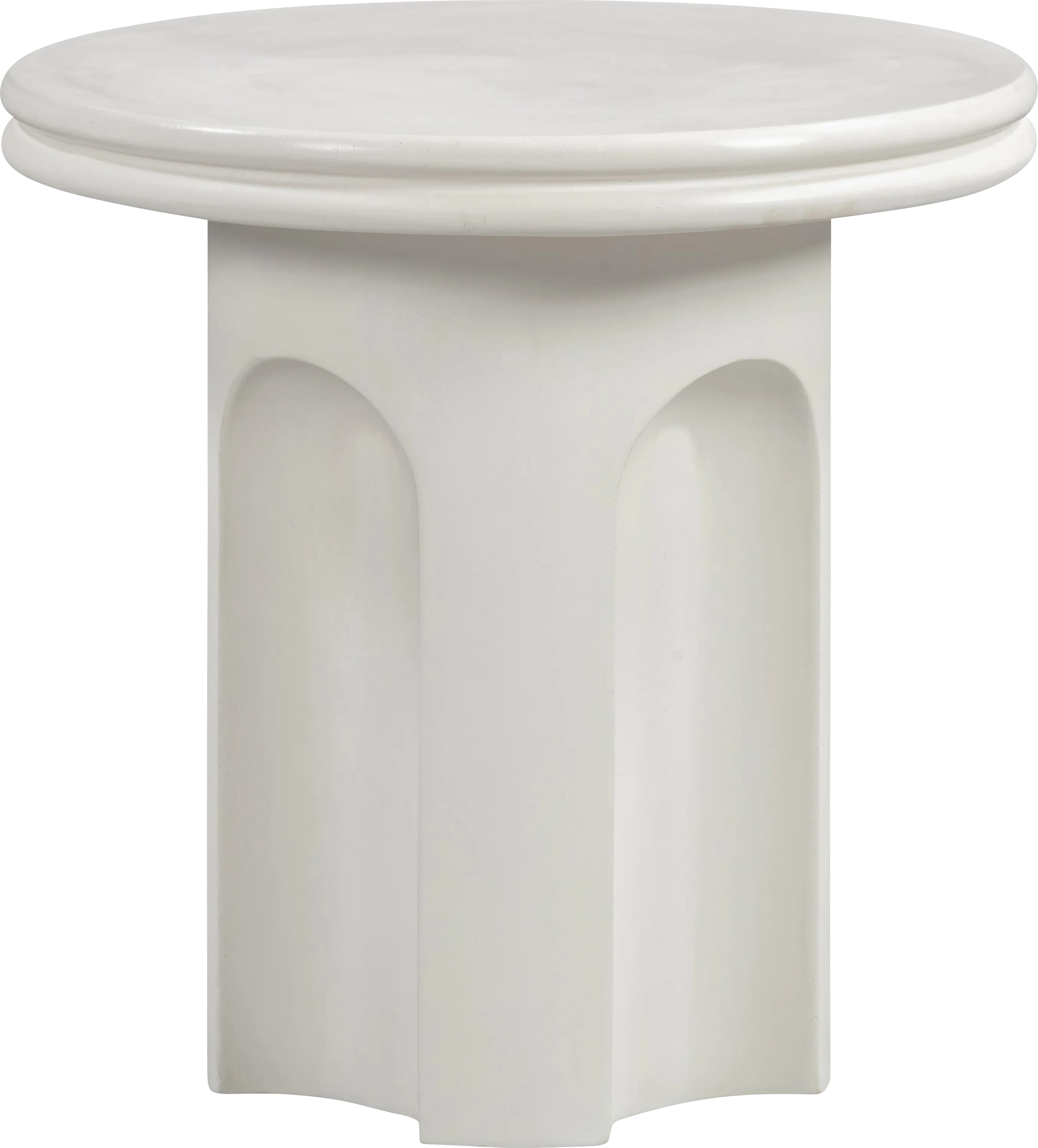 Kaihe Beige Side Table - Thumbnail - Image 1