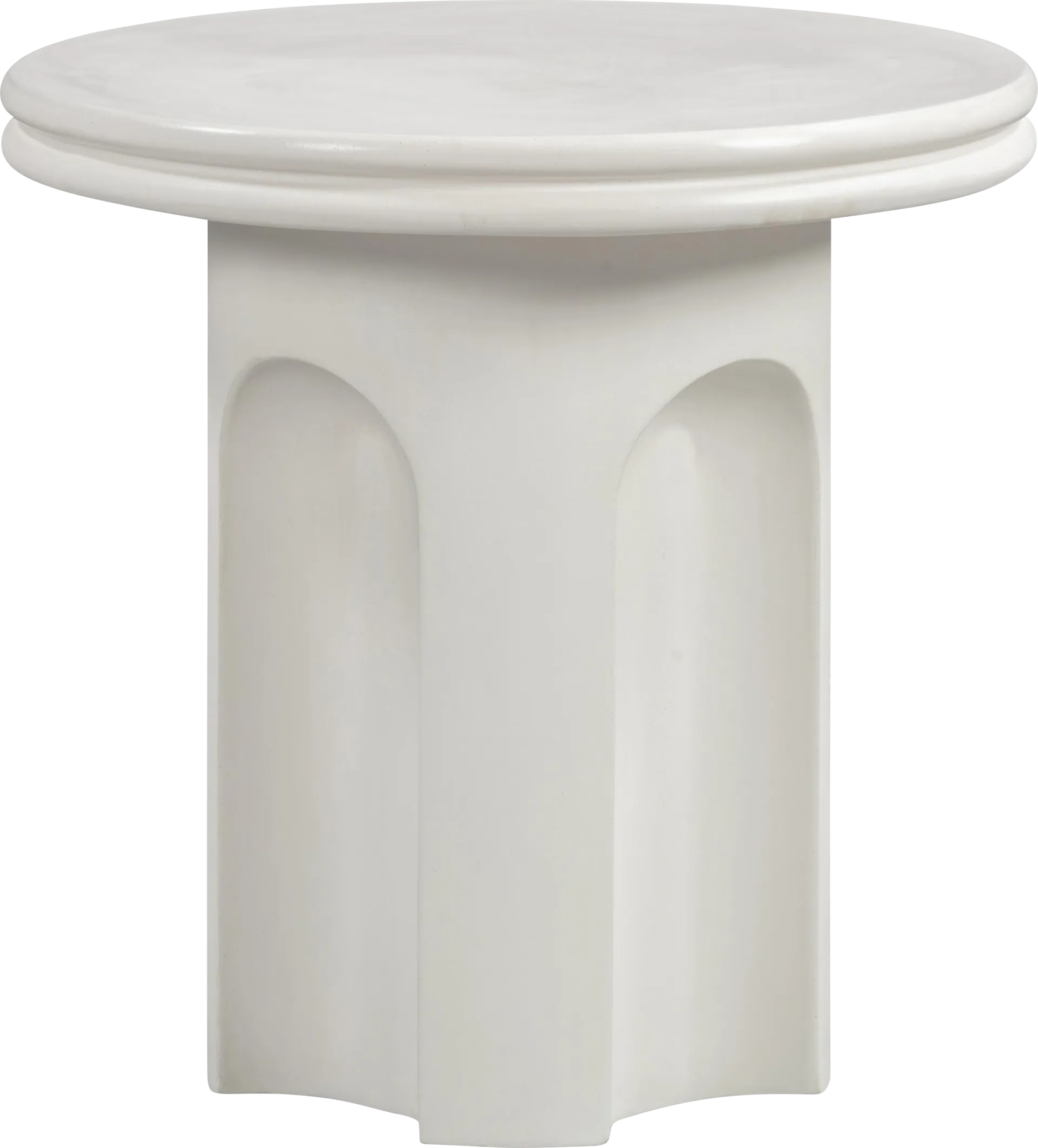 Kaihe Beige Side Table - Image 1