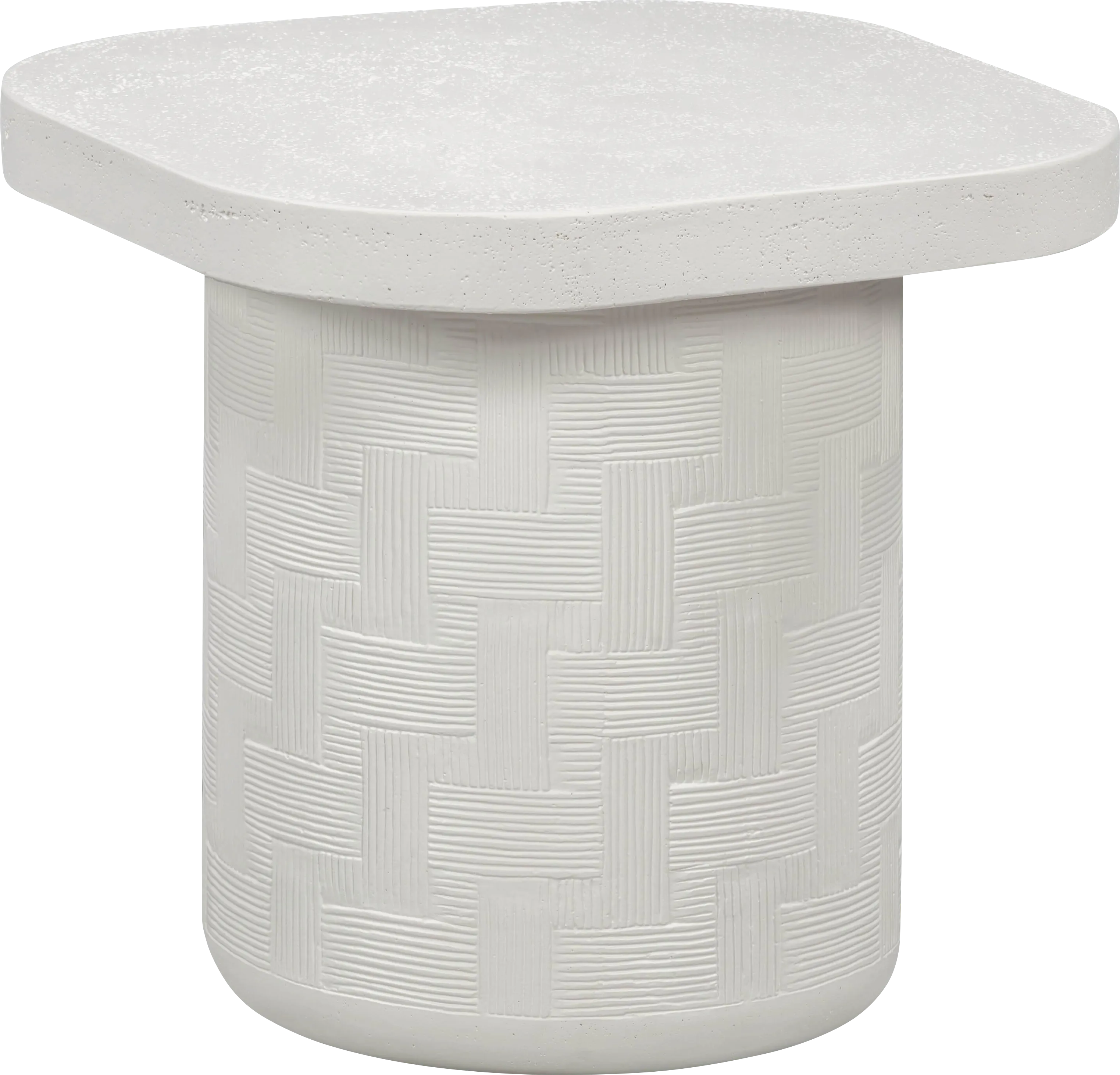 Carrina Off-White End Table - Thumbnail - Image 1